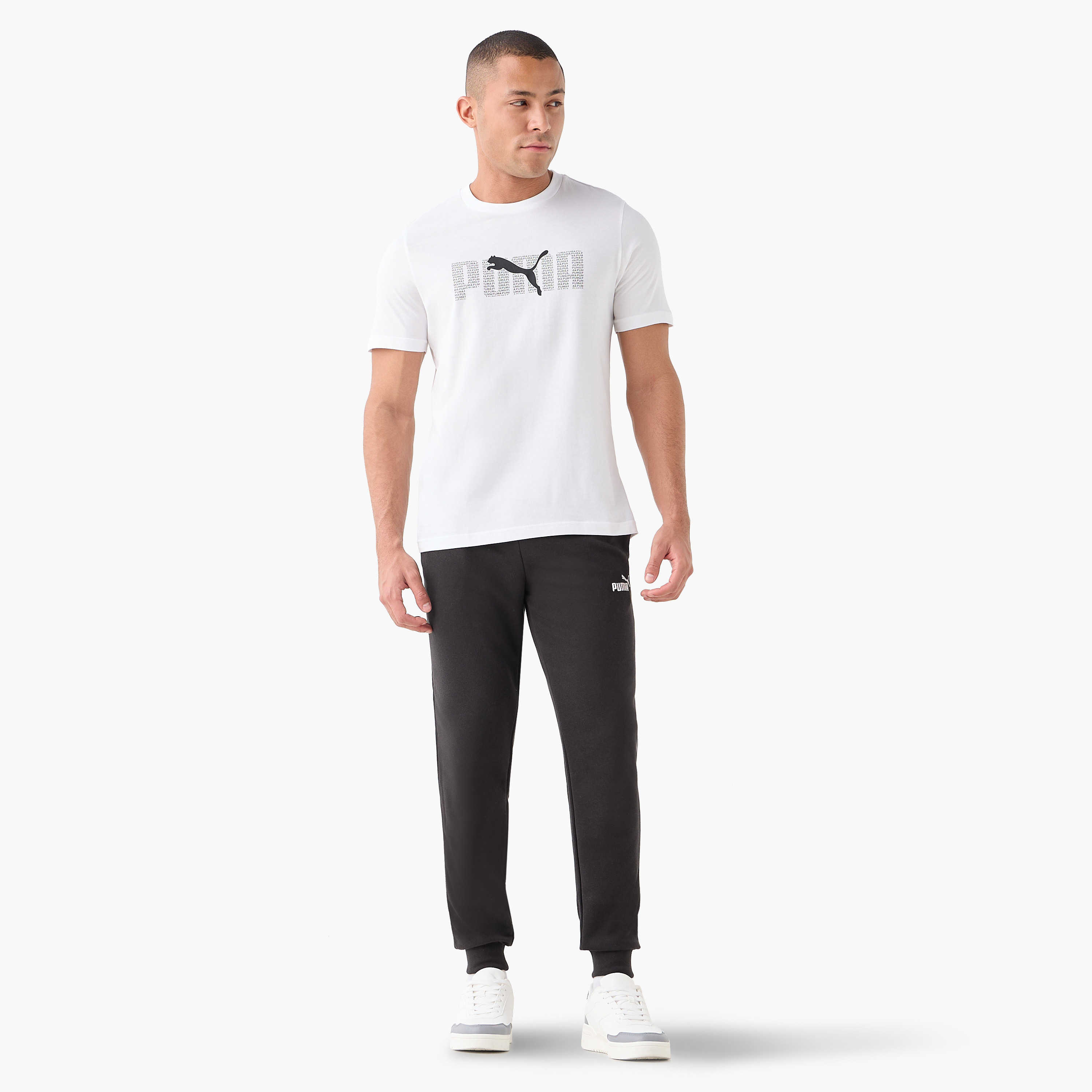 بوما - بنطال رياضي ايسينشال لوقو سليم - للرجال 682644 | OE-men-clothing-sportswearandactivewear-bottoms-image-2