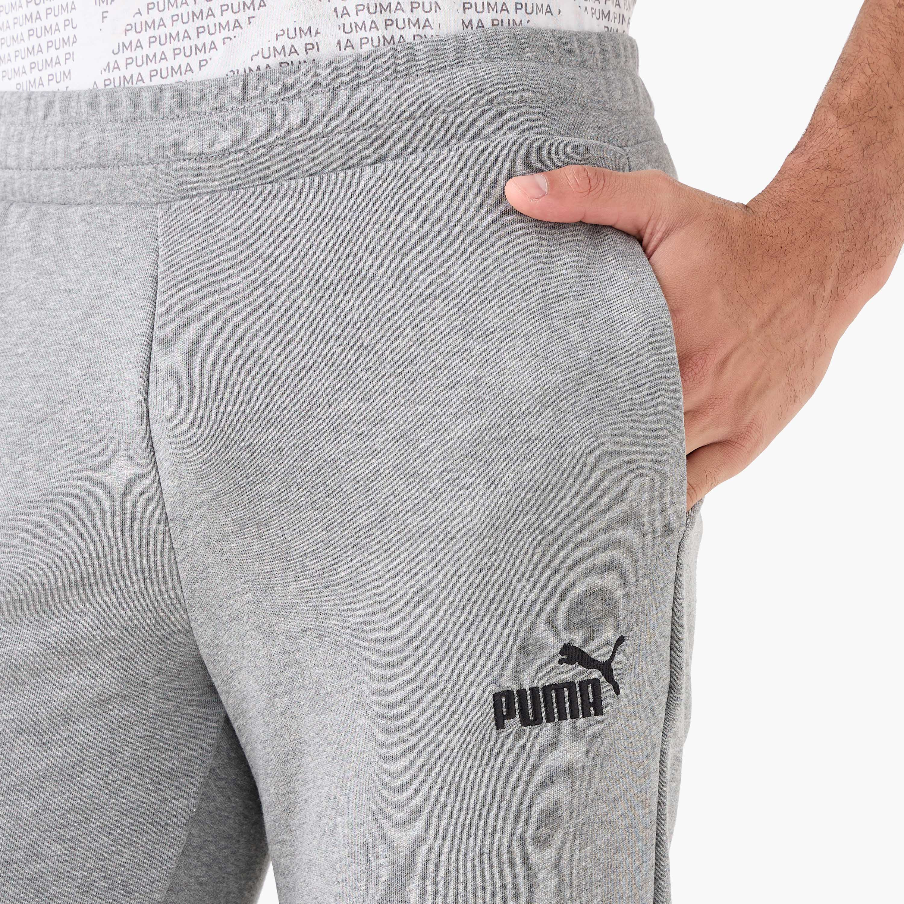 Puma Men's Essential Logo Slim Sweatpants 682644 | OE-men-clothing-sportswearandactivewear-bottoms-image-4