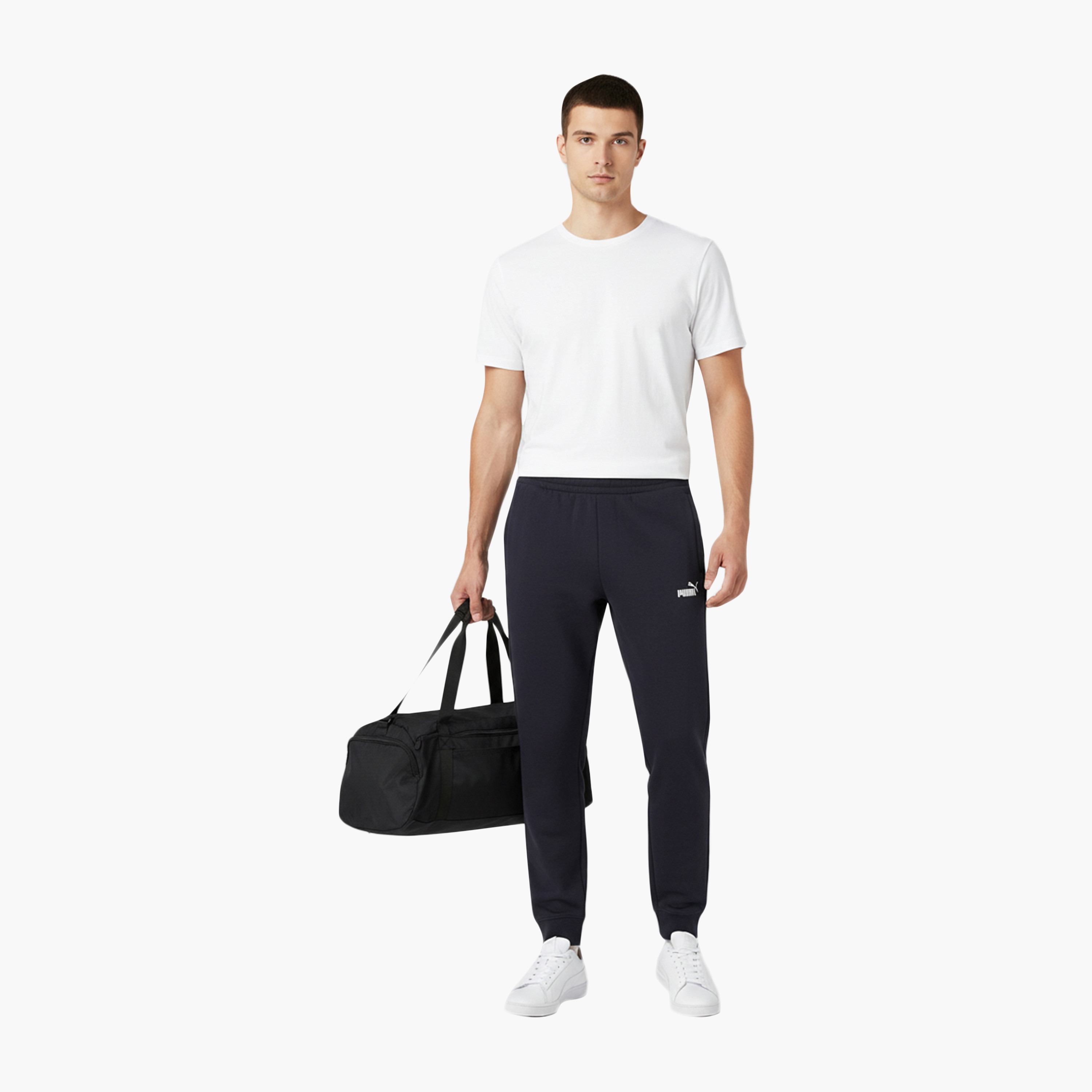 بوما - بنطال رياضي ايسينشال لوقو سليم - للرجال 682644 | OE-men-clothing-sportswearandactivewear-bottoms-image-12