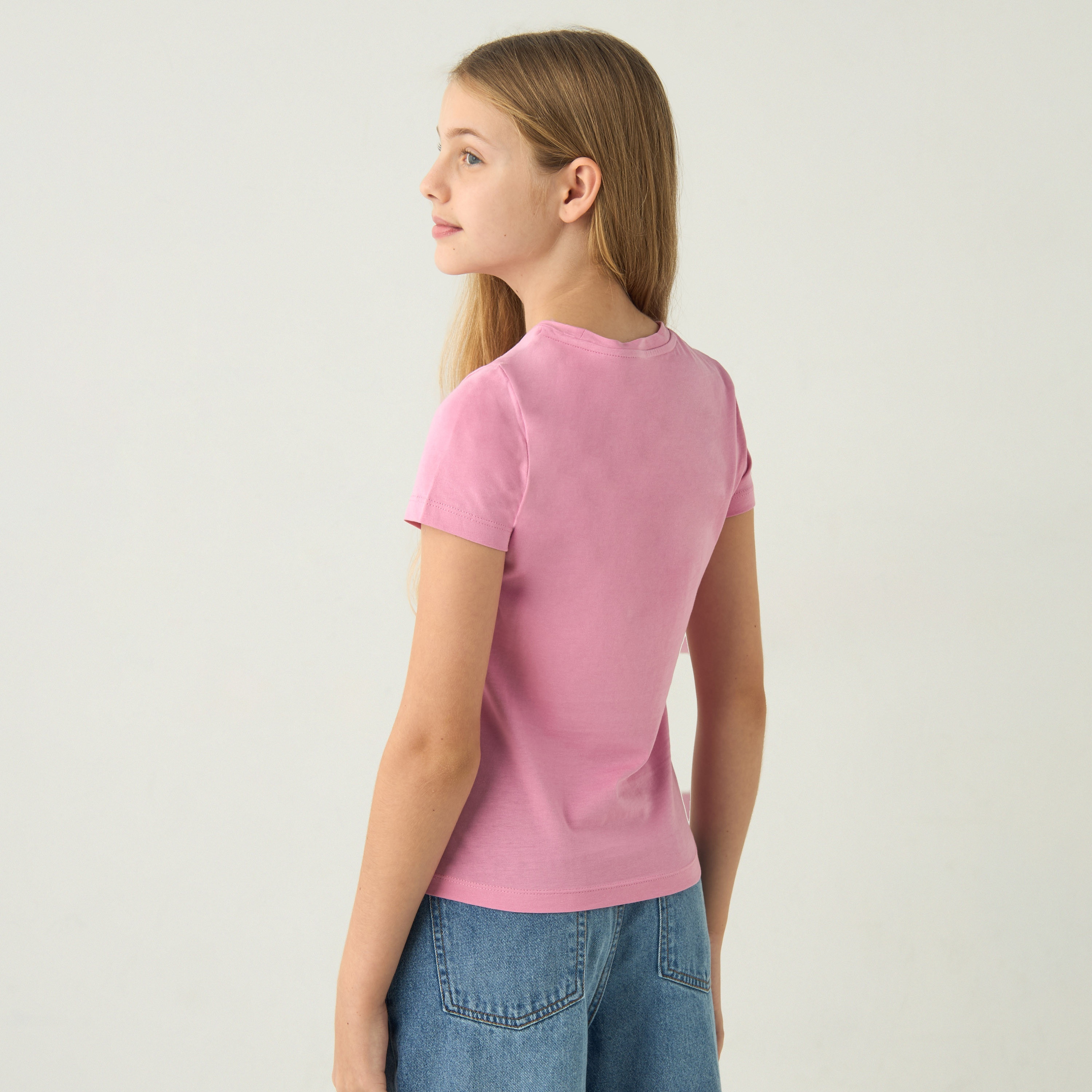 Puma Logo Print T-shirt-girls-clothing-tshirts-image-3