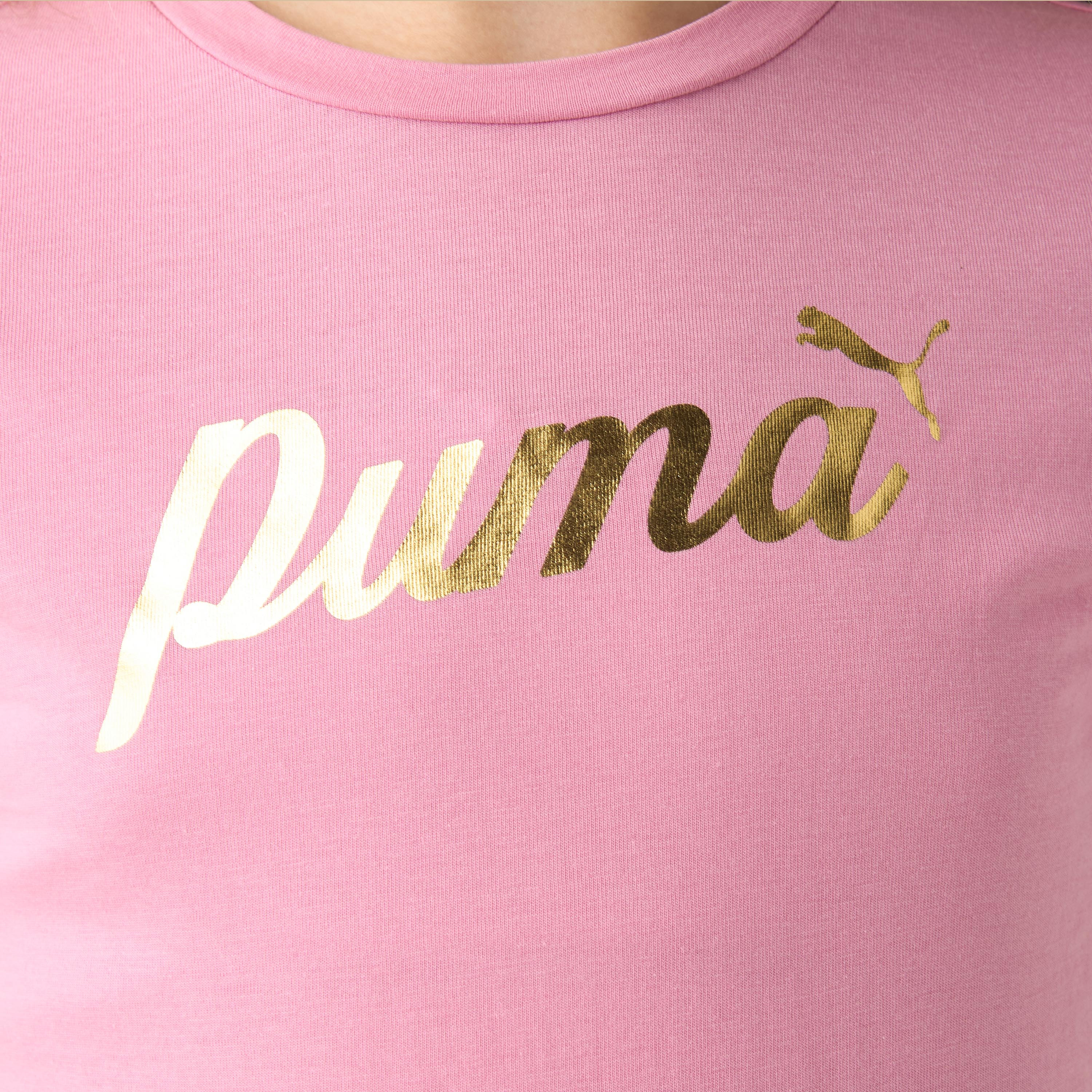 Puma Logo Print T-shirt-girls-clothing-tshirts-image-4