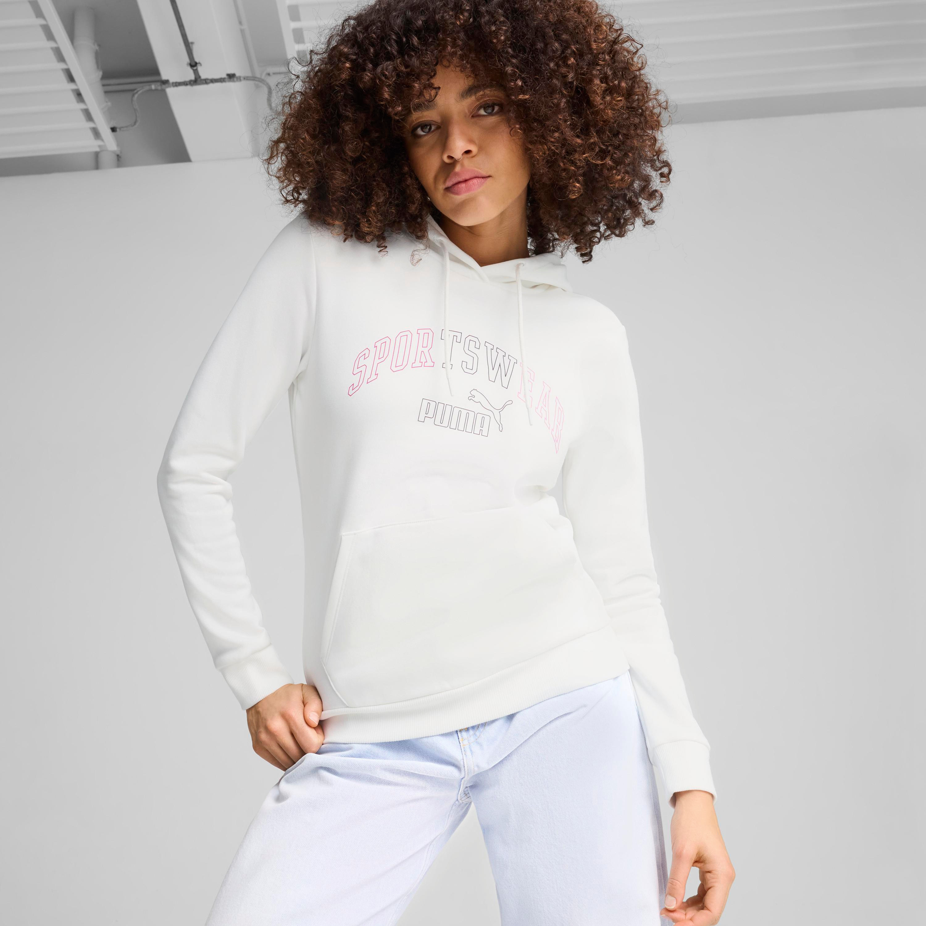 Puma Women's ESS+ Logo Lab Hoodie 68298702 | OE-sports-women-clothing-hoodiesandsweatshirts-image-1