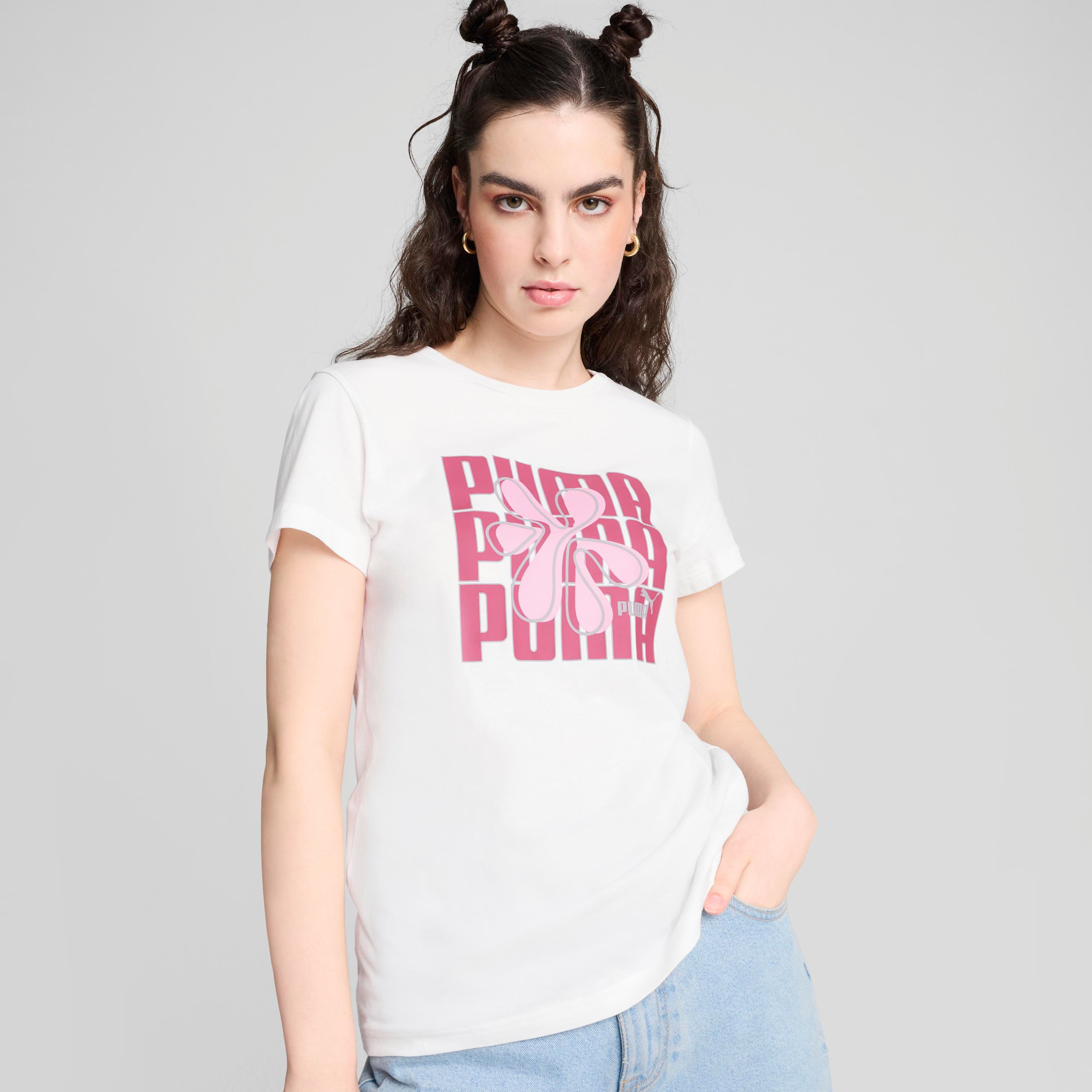 تيشيرت للسيداتجرافيكس وردينج من بوما 68299702 | OE-sports-women-clothing-tshirtsandvests-image-1