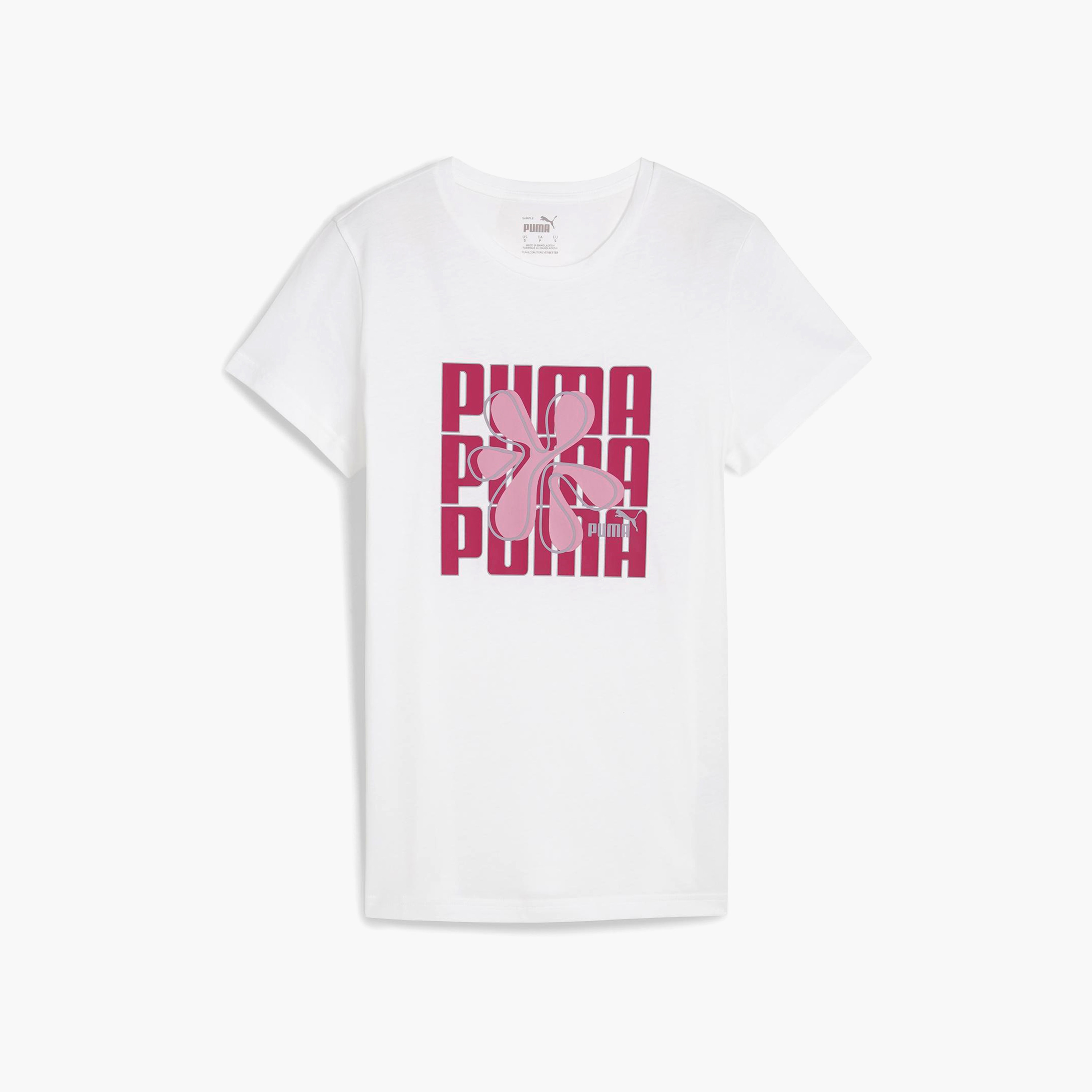 Shop Puma Women's Graphics Wording T-Shirt 68299702 OE Online - Main Image
