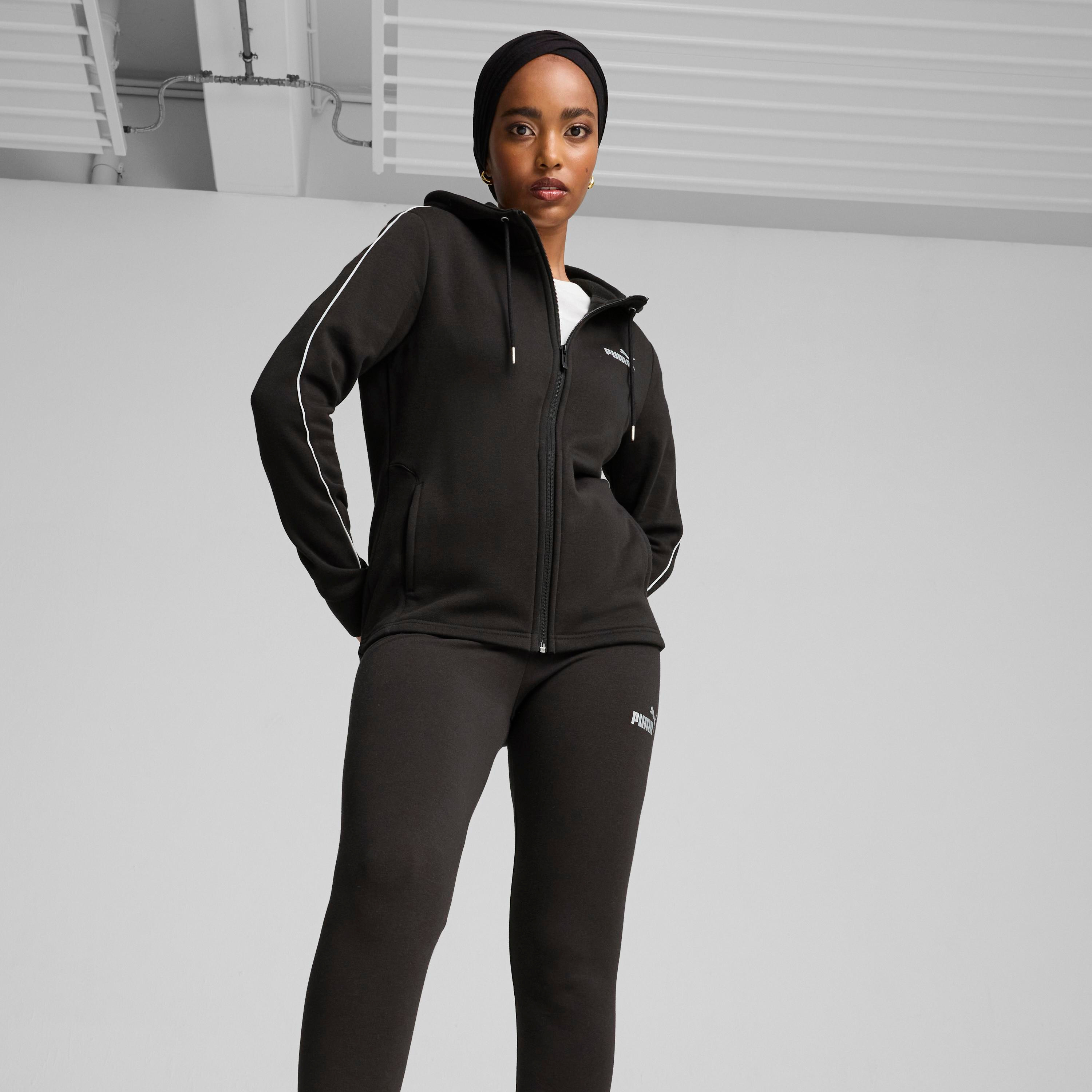 بدلة رياضية ميتاليك للنساء من بوما 68304601 | OE-women-clothing-sportswearandactivewear-trackpantsandtracksuits-image-2