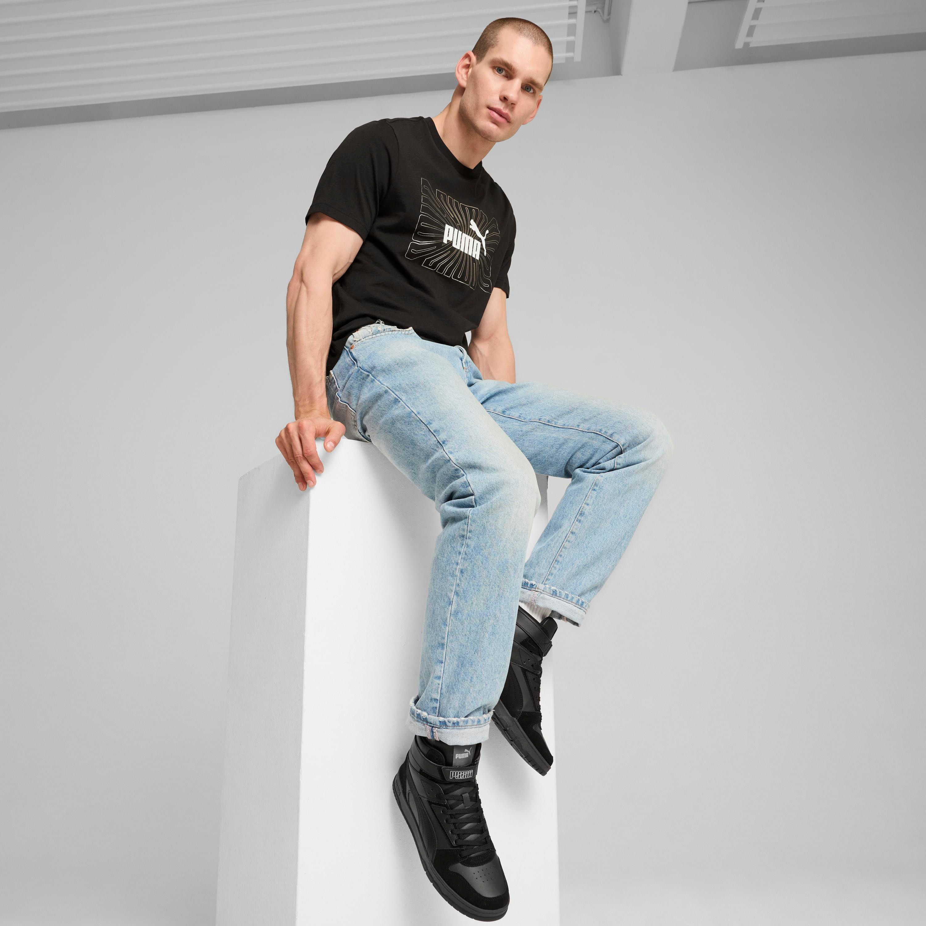 تيشيرت جرافيك فويل للرجال من بوما 68321401 | OE-men-clothing-sportswearandactivewear-tshirtsandpolos-image-2