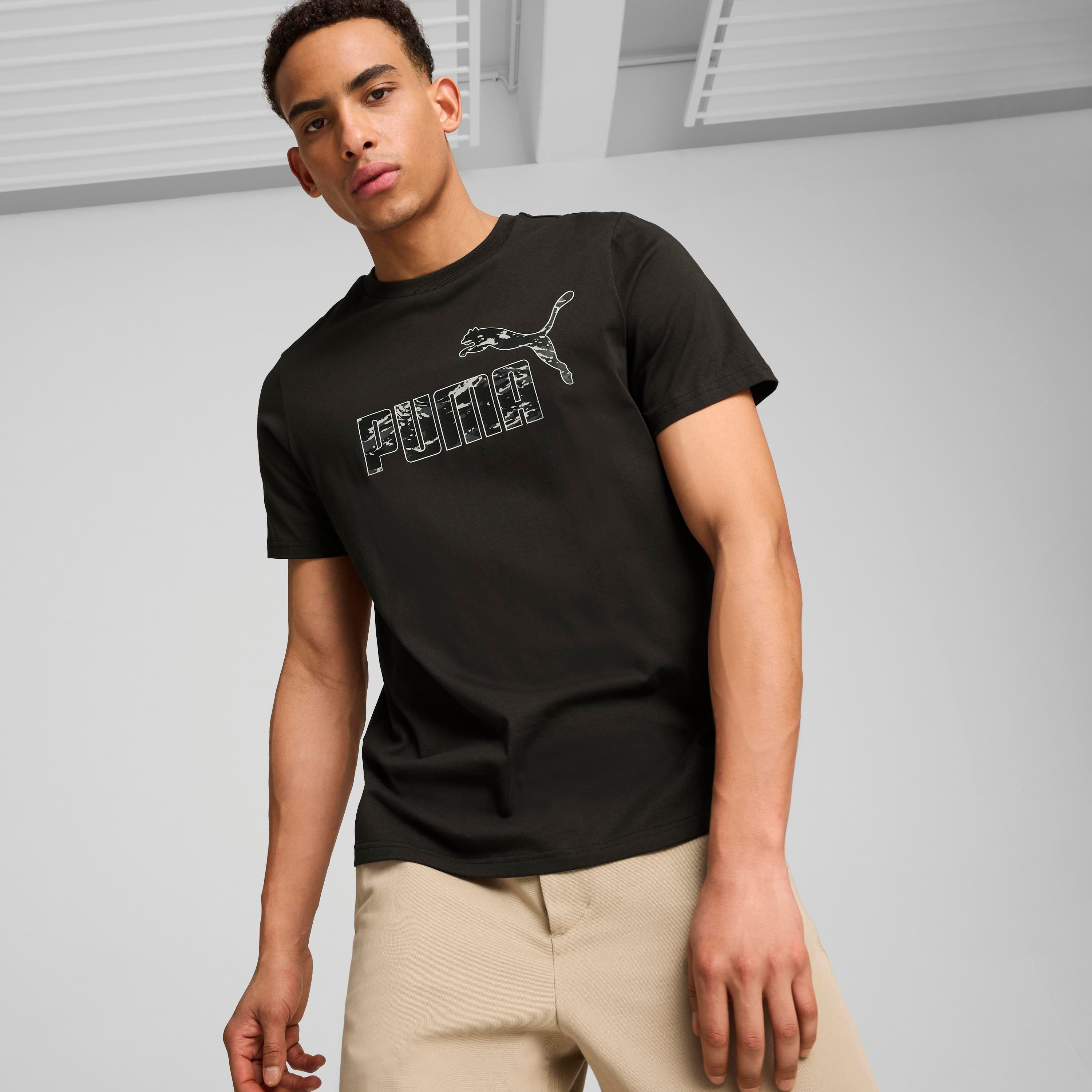 تيشيرت للرجال إي اس اس+ كامو جرافيك من بوما | OE-men-clothing-sportswearandactivewear-tshirtsandpolos-image-1