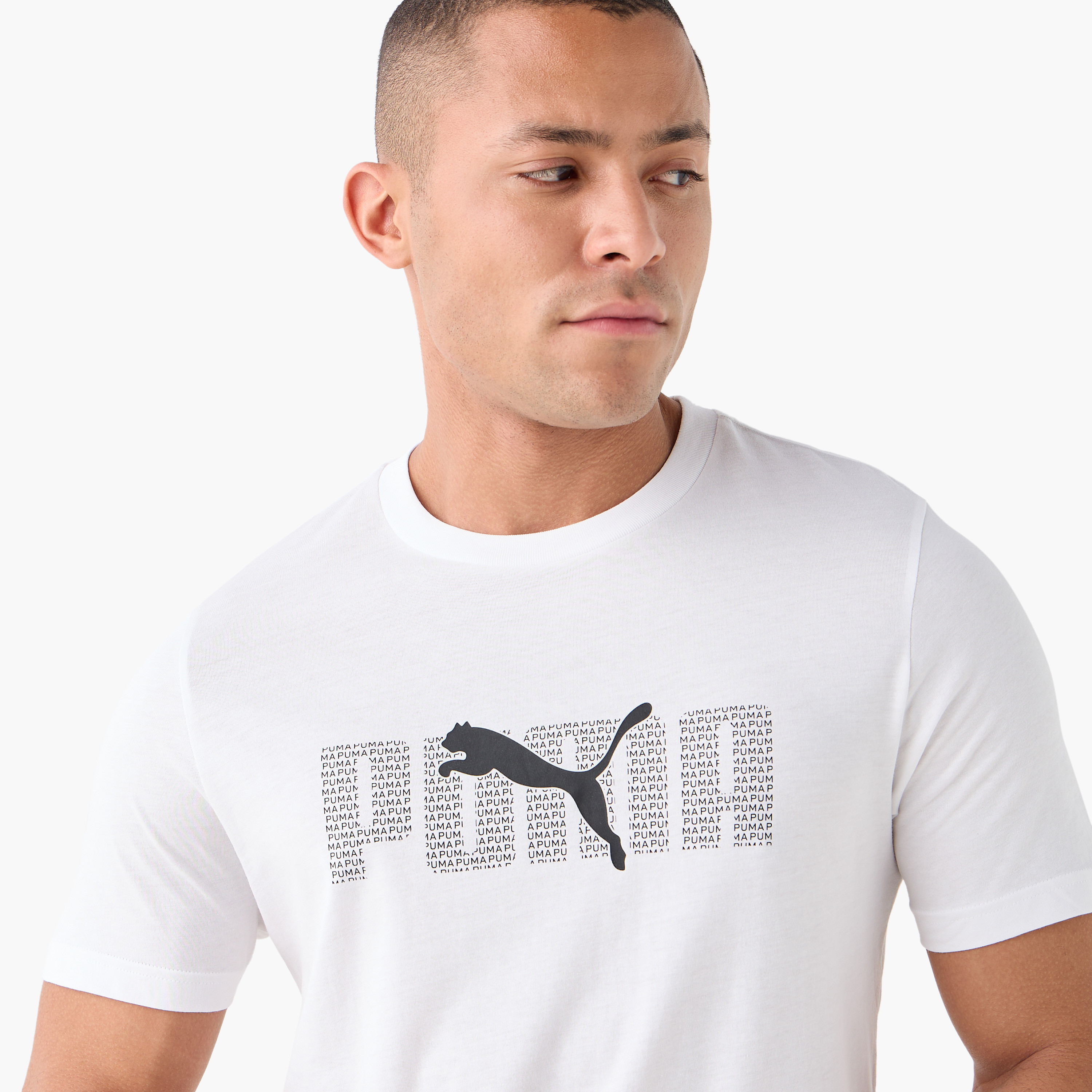 Puma Men's Essential Logo Lab Tee 684667 | OE-men-clothing-sportswearandactivewear-tshirtsandpolos-image-4