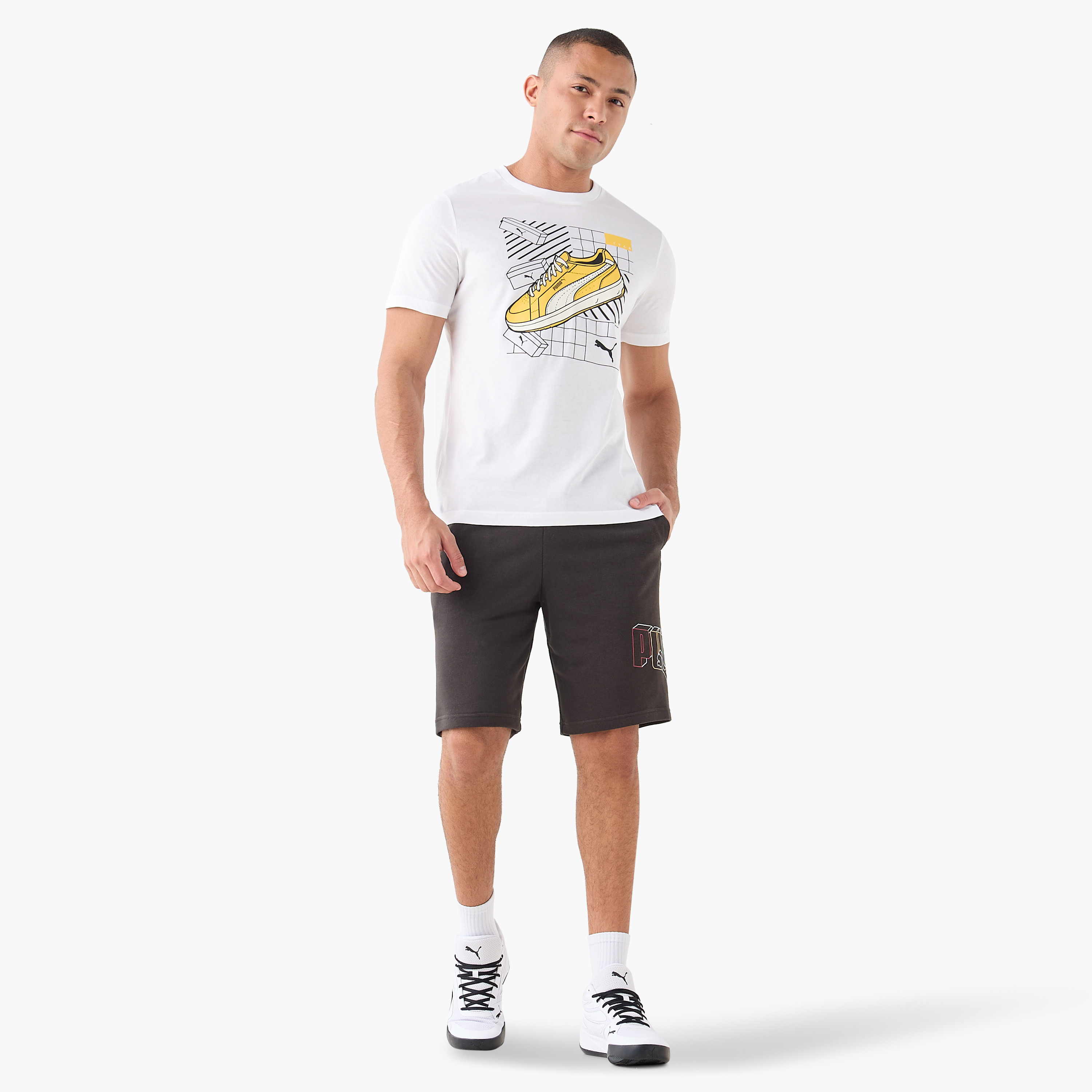 بوما - شورت ايسينشال لوقو لاب اكسكيوشن - للرجال 684670 | OE-men-clothing-bottoms-shorts-image-3