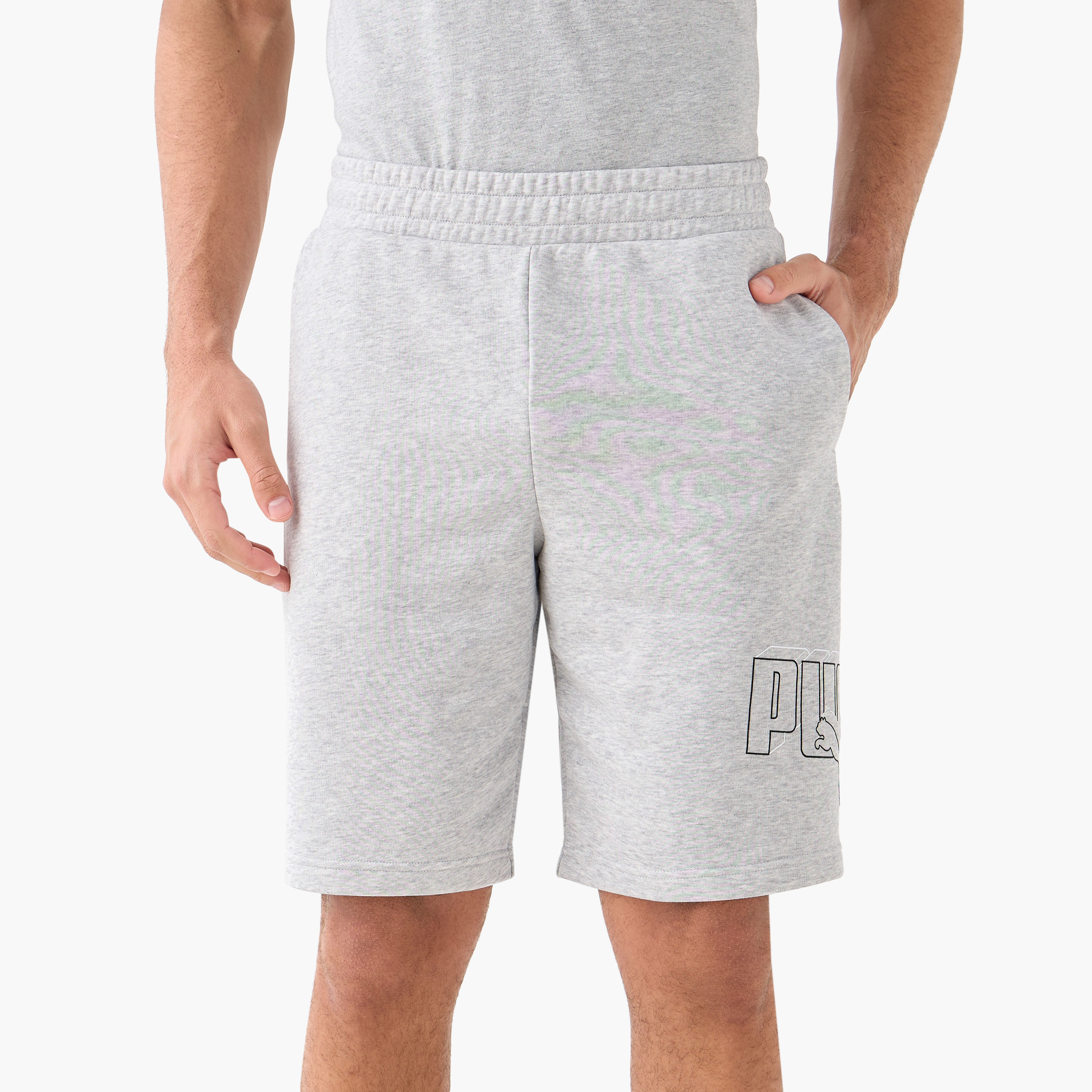 بوما - شورت ايسينشال لوقو لاب اكسكيوشن - للرجال 684670 | OE-men-clothing-bottoms-shorts-image-1
