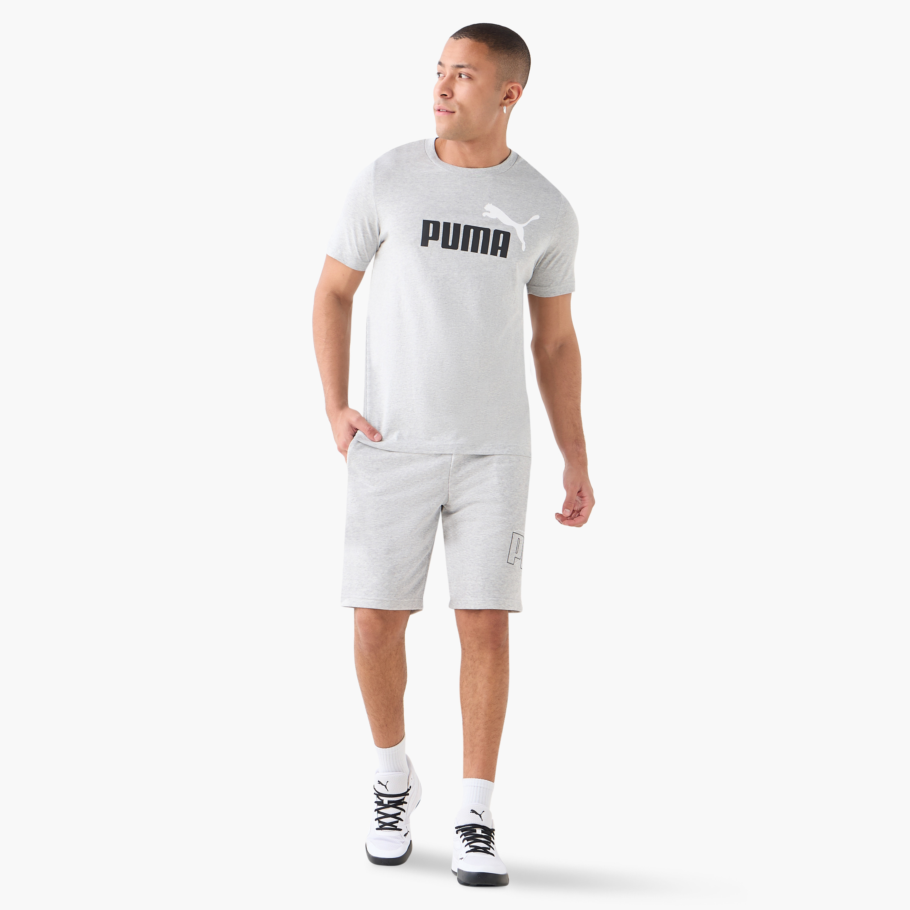 بوما - شورت ايسينشال لوقو لاب اكسكيوشن - للرجال 684670 | OE-men-clothing-bottoms-shorts-image-2