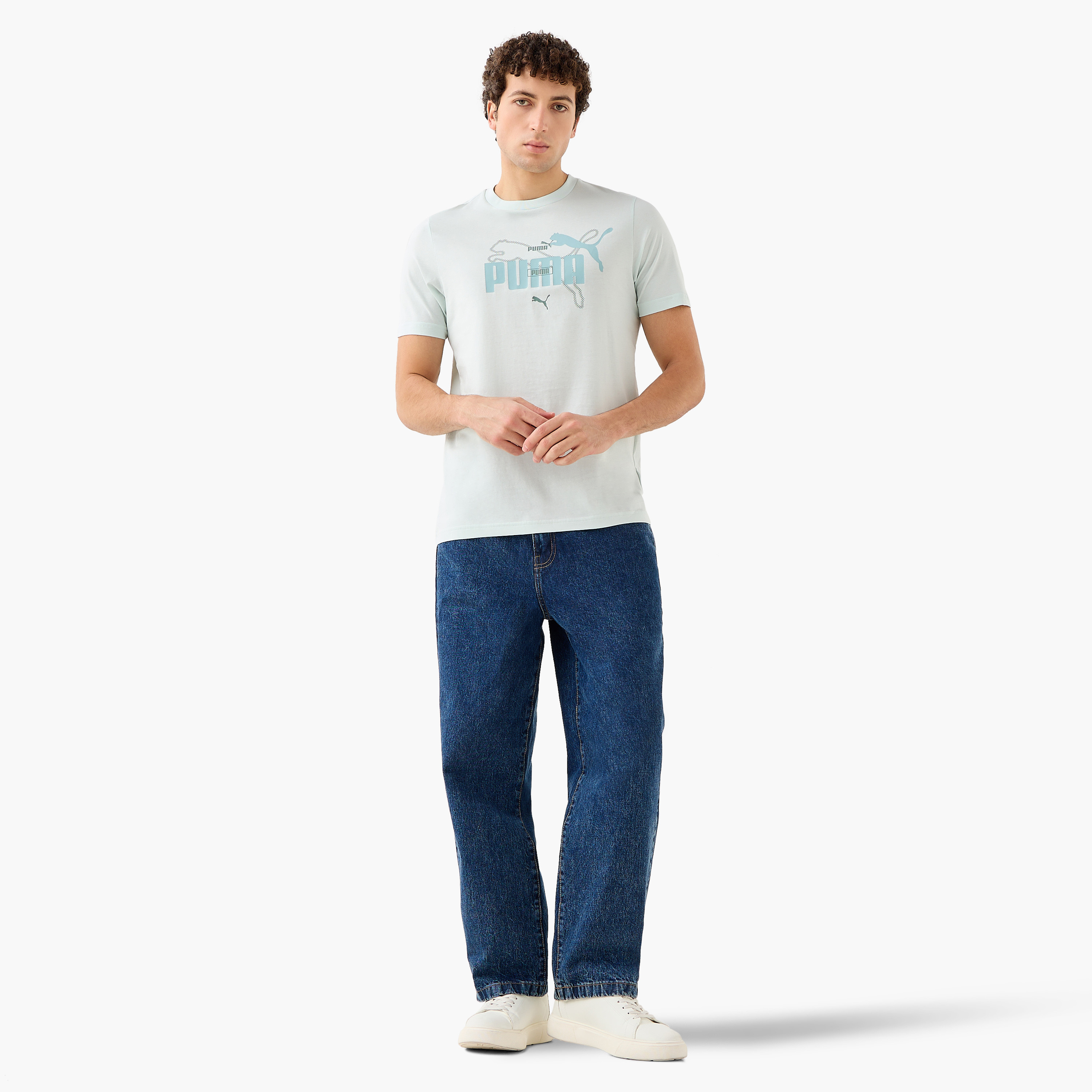 بوما - تيشيرت ايسينشال لوقو لاب سمر - للرجال 684671 | OE-men-clothing-sportswearandactivewear-tshirtsandpolos-image-2