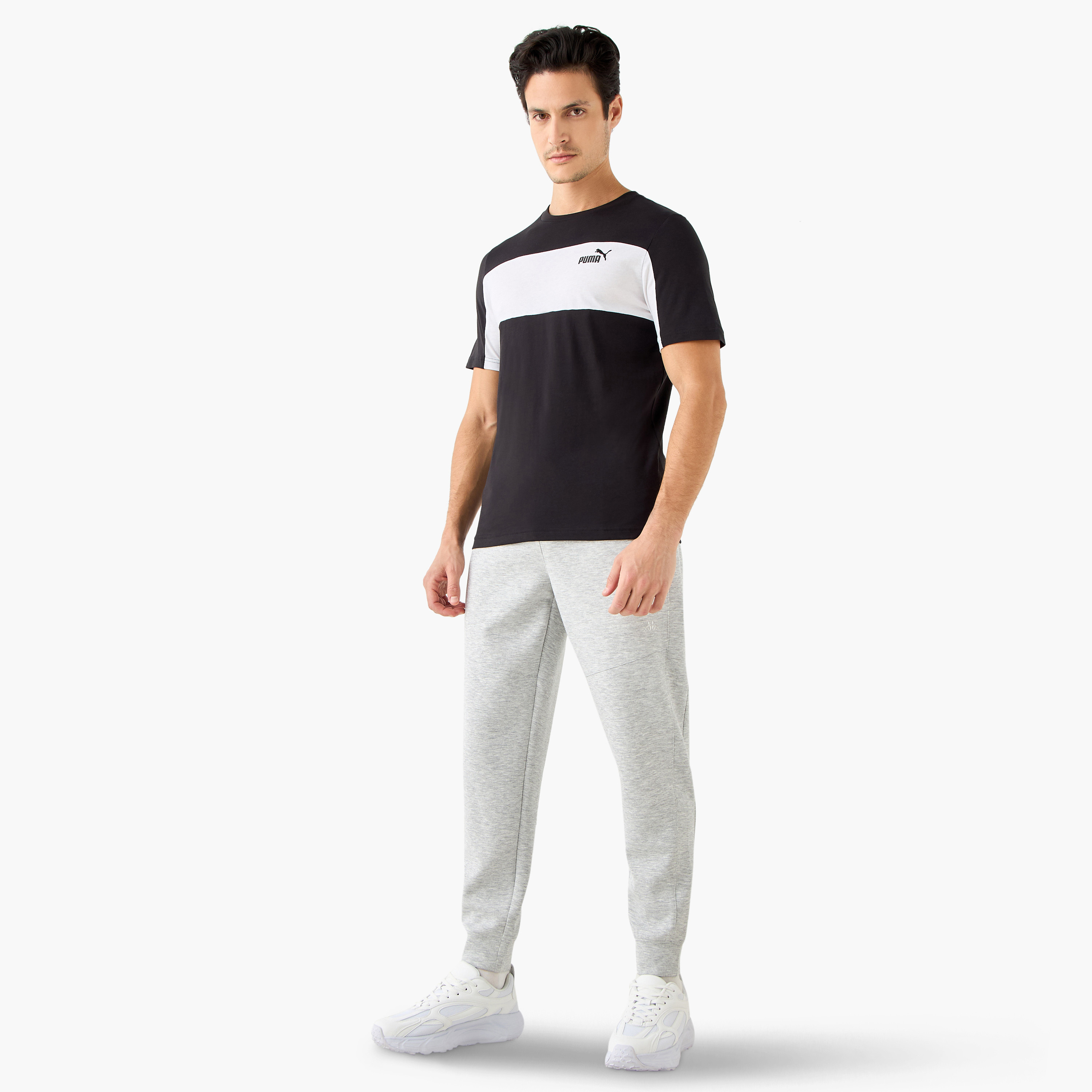 Puma Men's Essential Block Tee 684685 | OE-men-clothing-sportswearandactivewear-tshirtsandpolos-image-2
