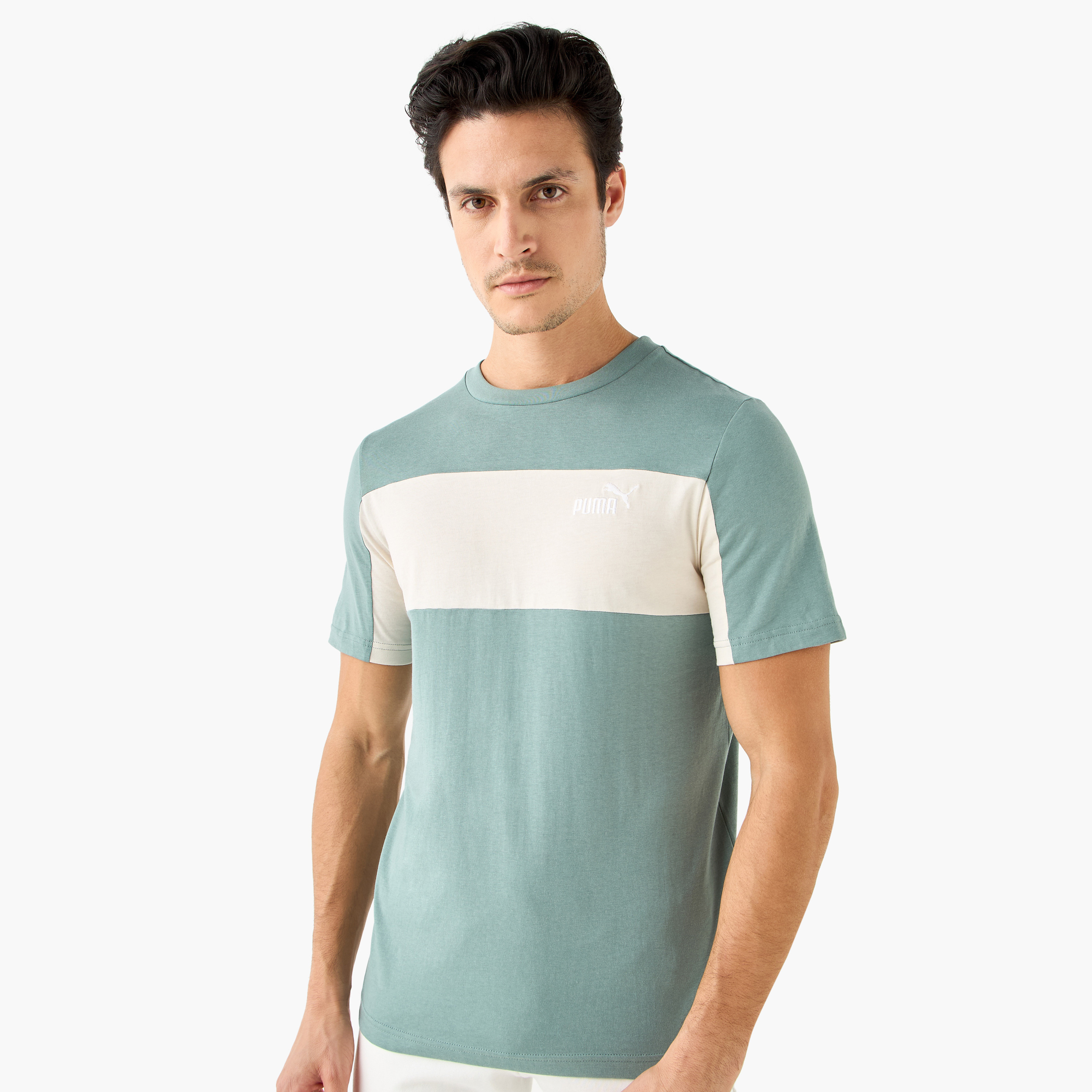Puma Men's Essential Block Tee 684685 | OE-men-clothing-sportswearandactivewear-tshirtsandpolos-image-1