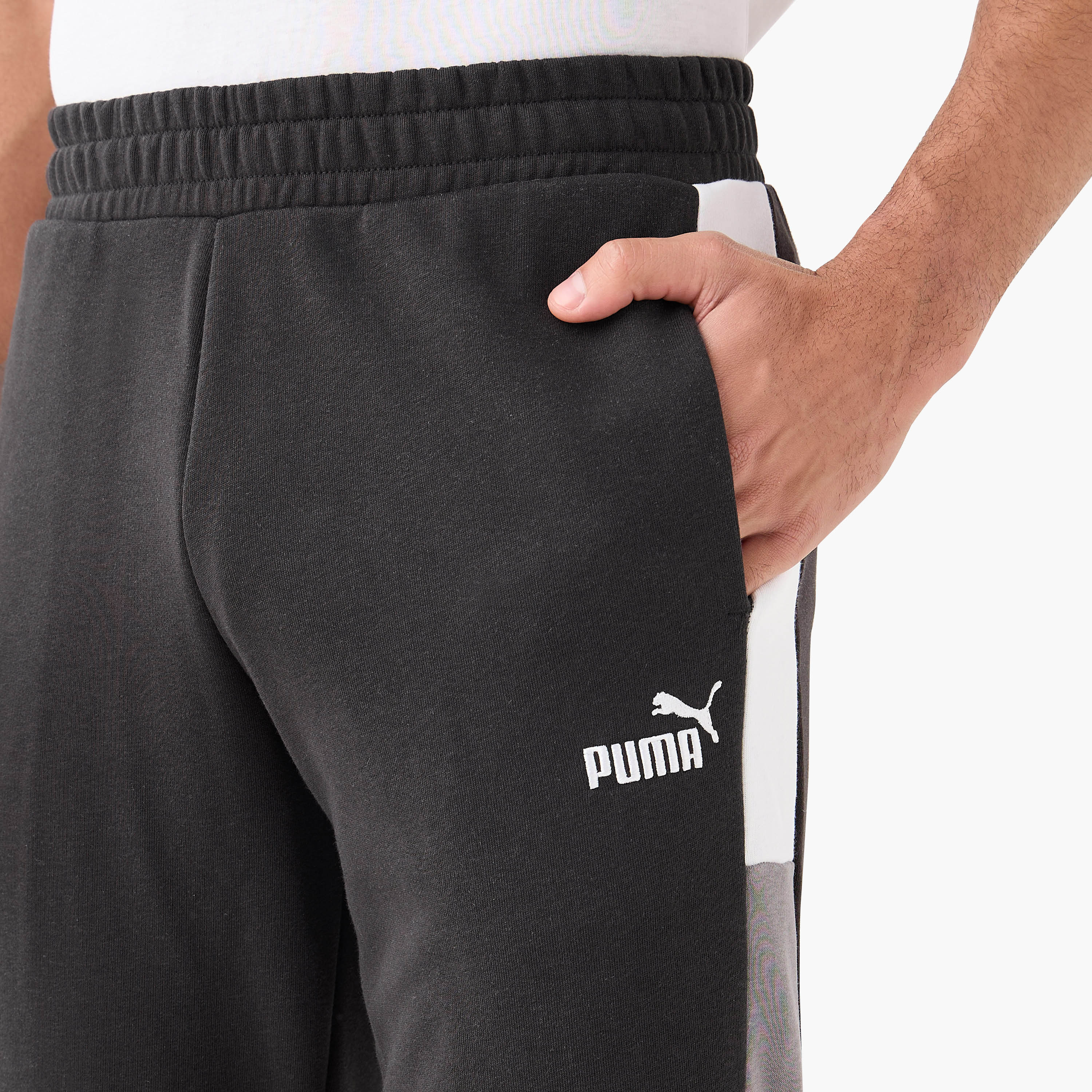 Puma Men's Essential Block Sweatpants 684689 | OE-men-clothing-sportswearandactivewear-bottoms-image-4