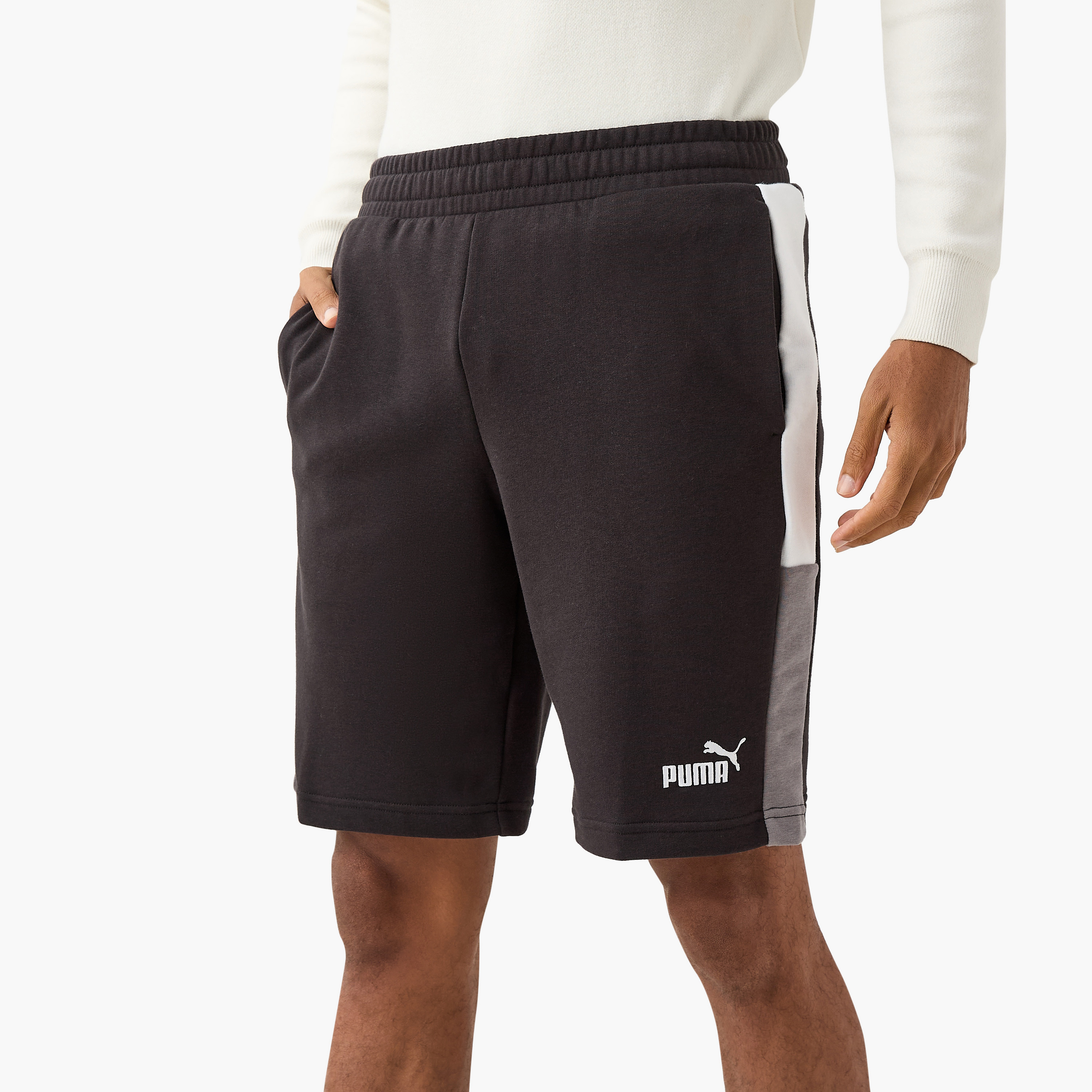 بوما - شورت ايسينشال بلوك - للرجال 684690 | OE-men-clothing-bottoms-shorts-image-1