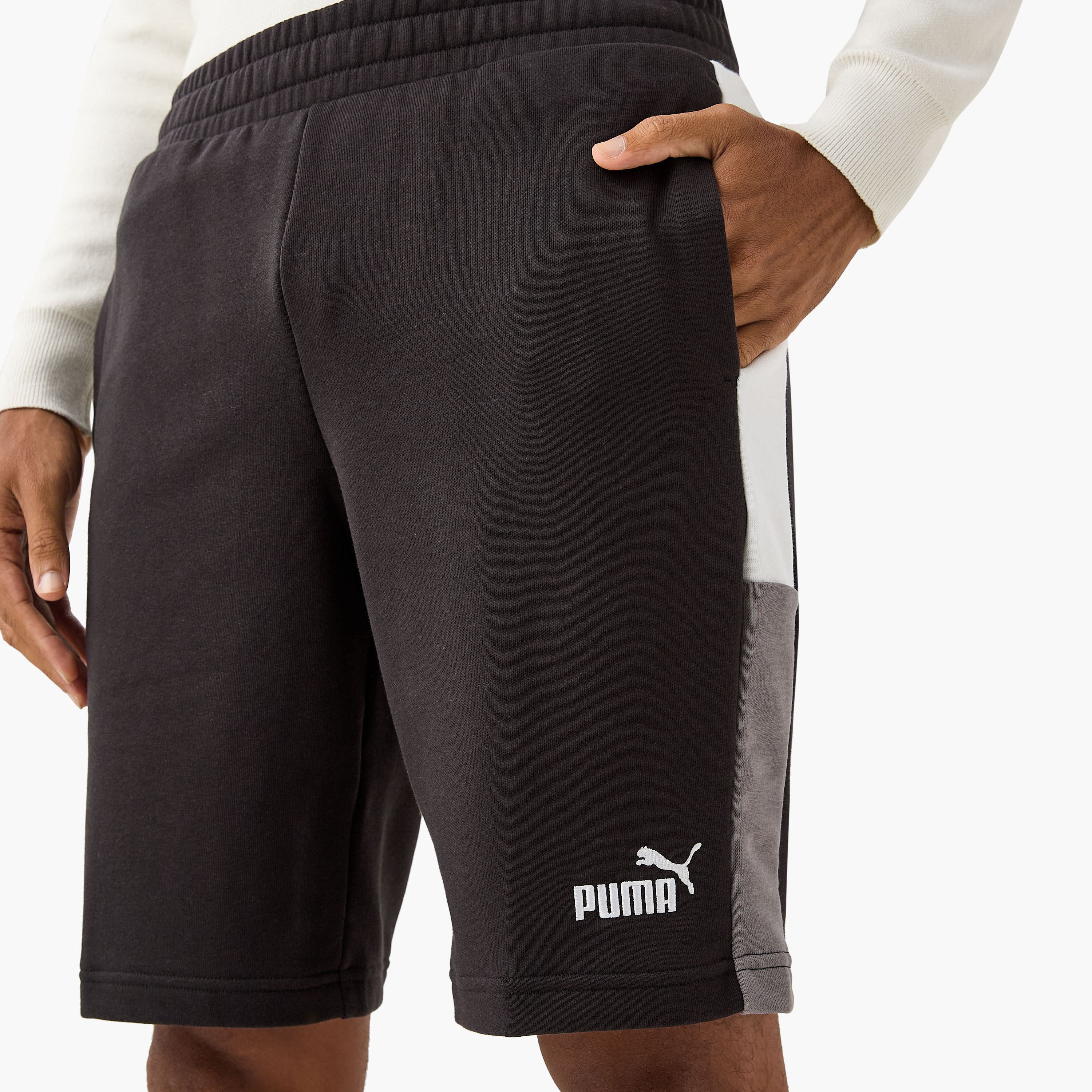 بوما - شورت ايسينشال بلوك - للرجال 684690 | OE-men-clothing-bottoms-shorts-image-4