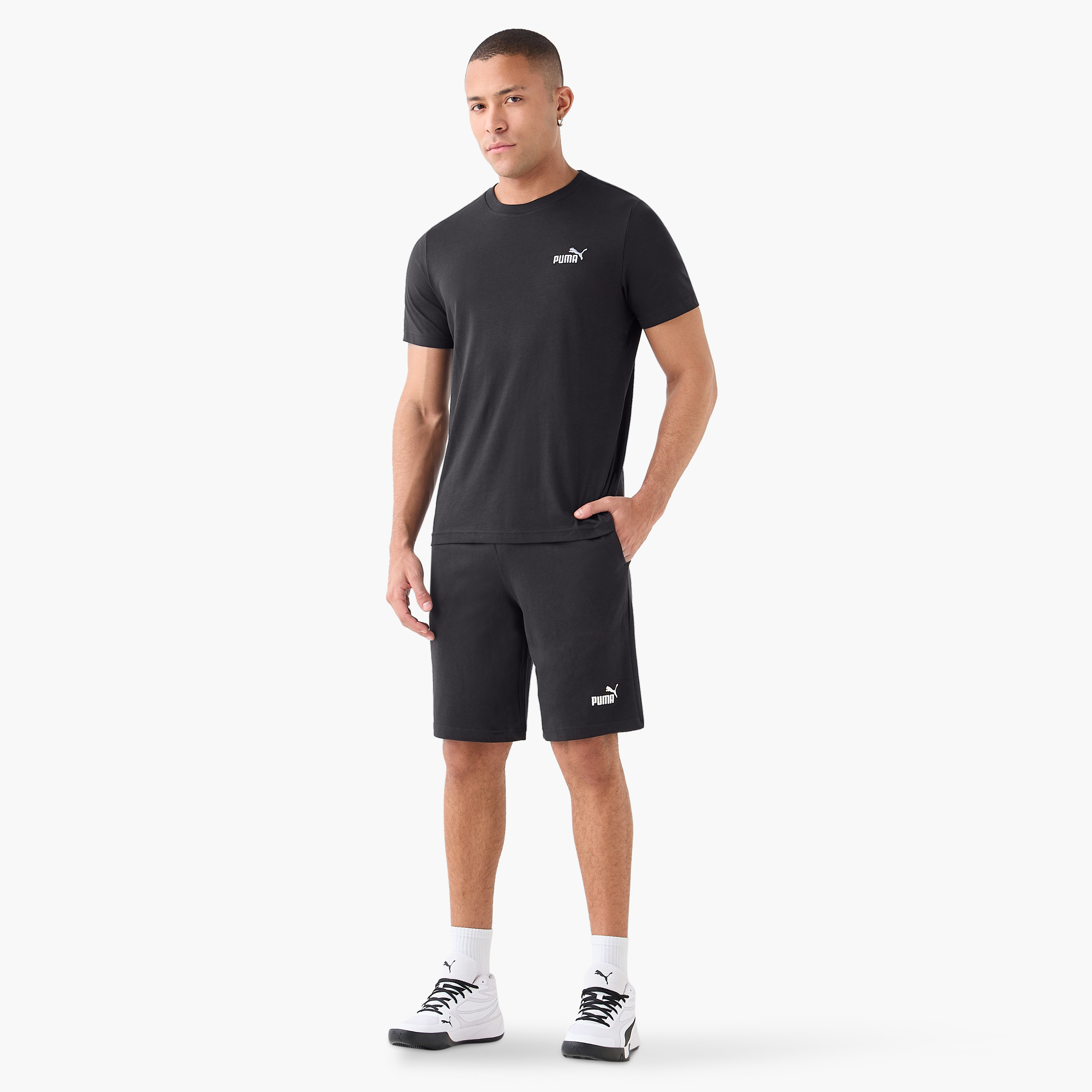 Puma Men's Essential 2 Small Logo Tee 684717 | OE-men-clothing-sportswearandactivewear-tshirtsandpolos-image-2