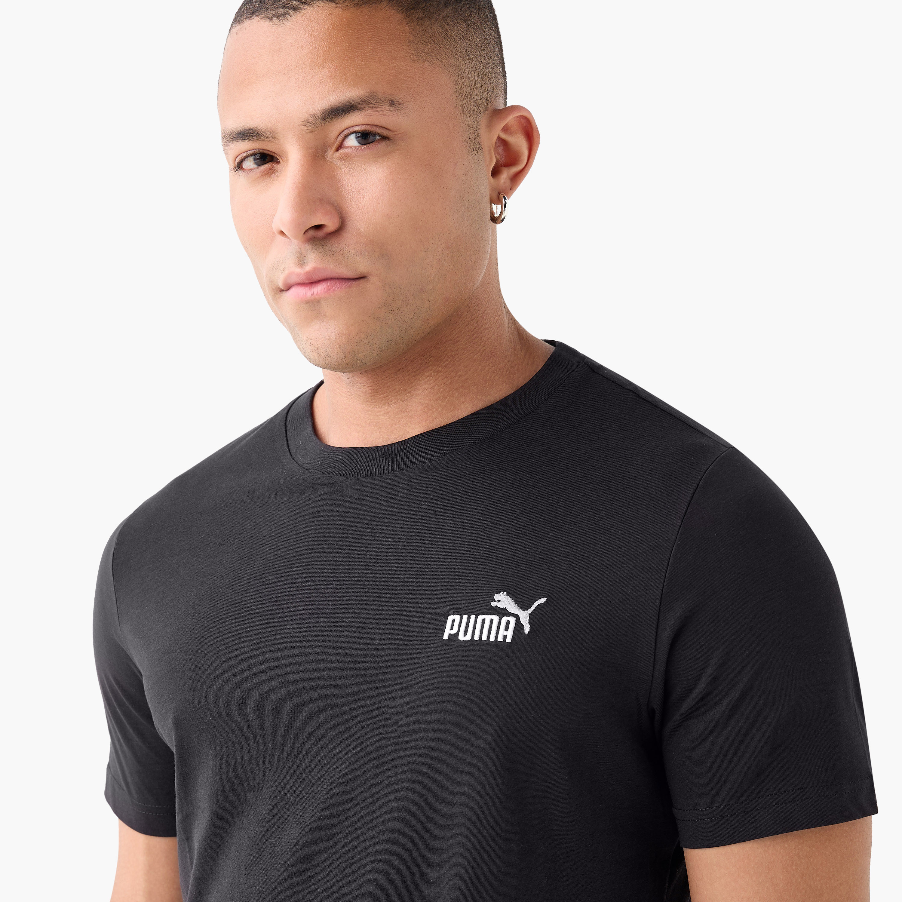 Puma Men's Essential 2 Small Logo Tee 684717 | OE-men-clothing-sportswearandactivewear-tshirtsandpolos-image-4