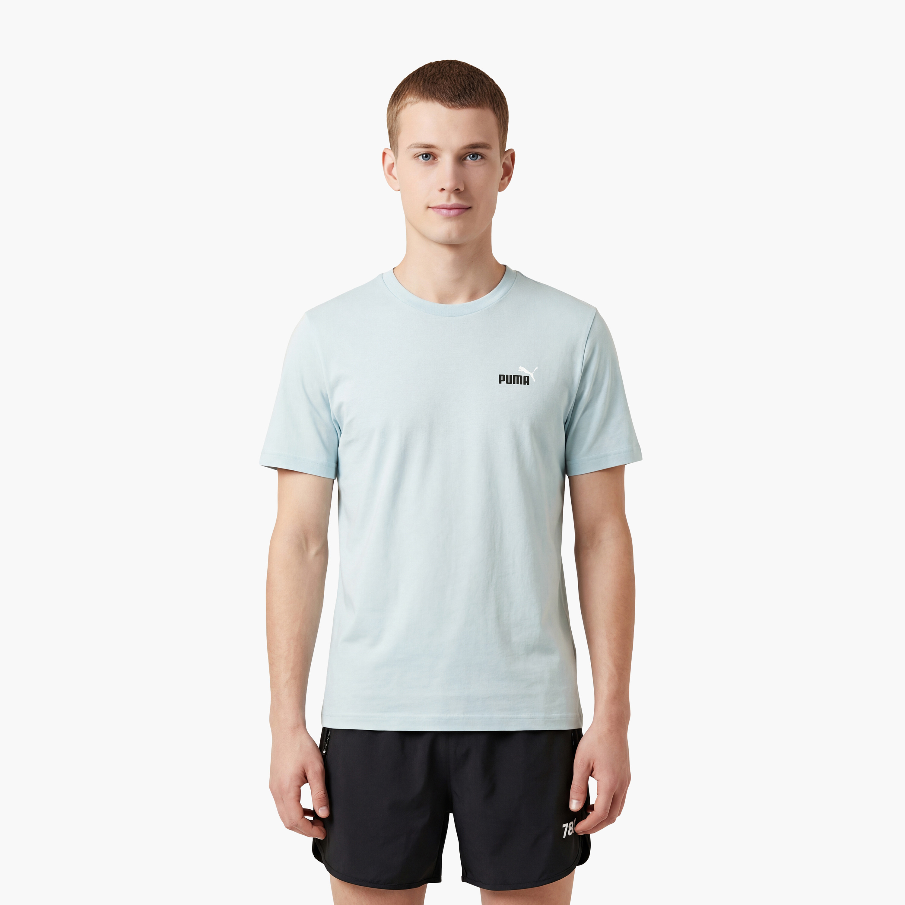 Puma Men's Essential 2 Small Logo Tee 684717 | OE-men-clothing-sportswearandactivewear-tshirtsandpolos-image-1