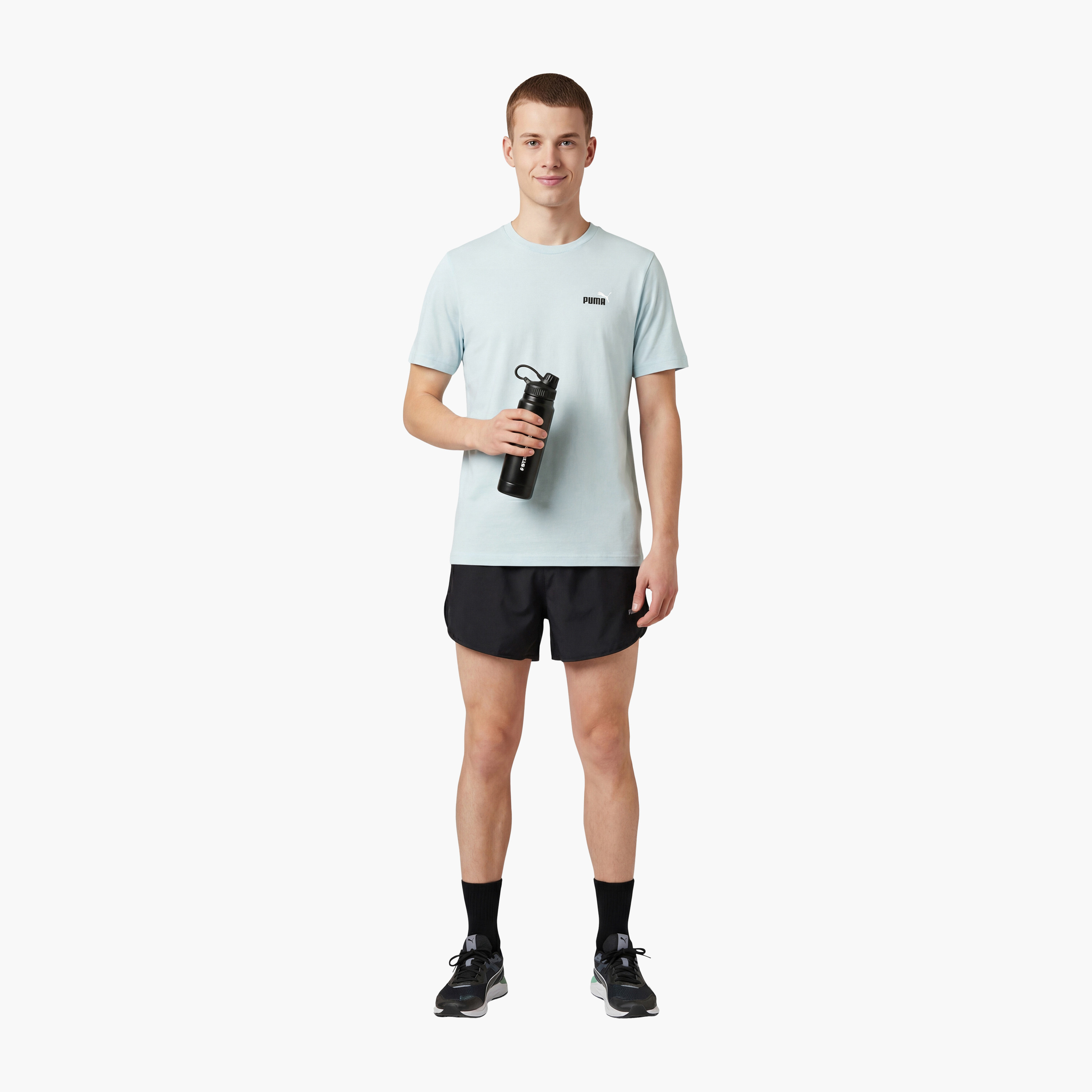 Puma Men's Essential 2 Small Logo Tee 684717 | OE-men-clothing-sportswearandactivewear-tshirtsandpolos-image-12