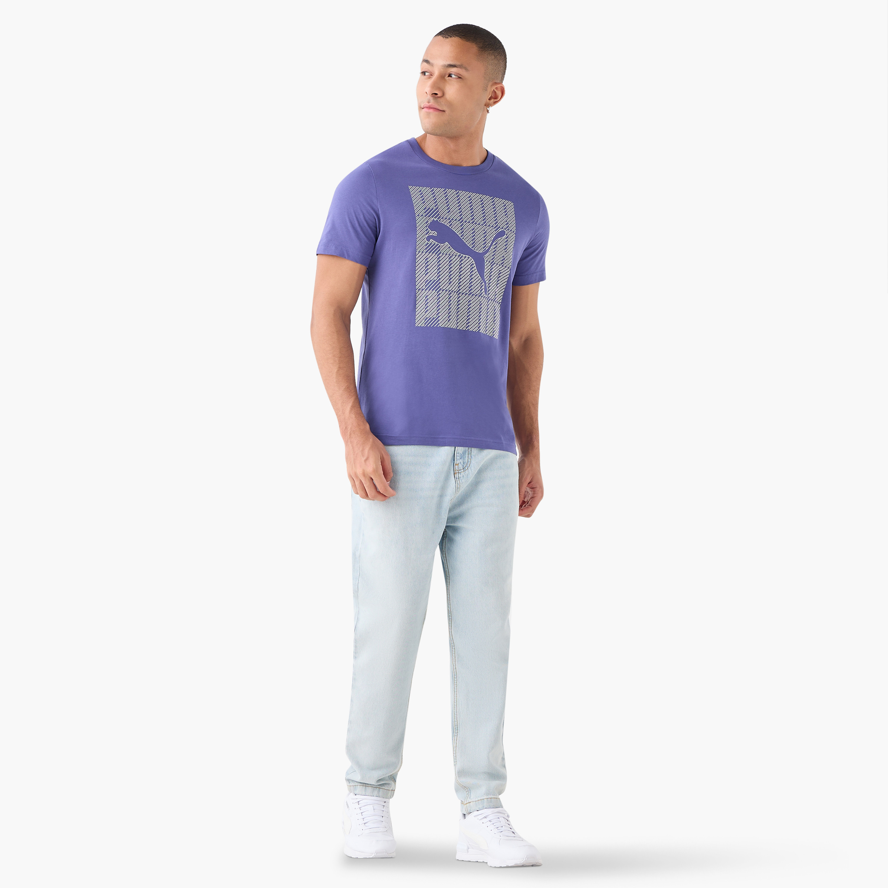 Puma Men's Graphics Wording Tee 684825 | OE-men-clothing-sportswearandactivewear-tshirtsandpolos-image-2