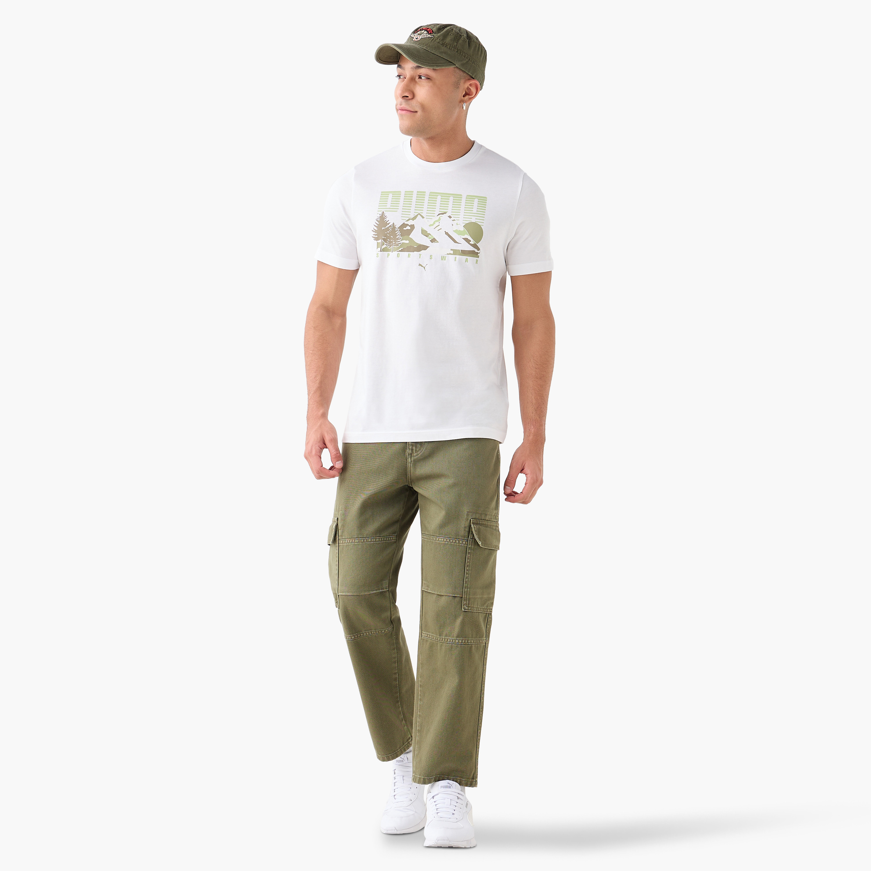 Puma Men's Graphics Mountain Tee 684828 | OE-men-clothing-sportswearandactivewear-tshirtsandpolos-image-2