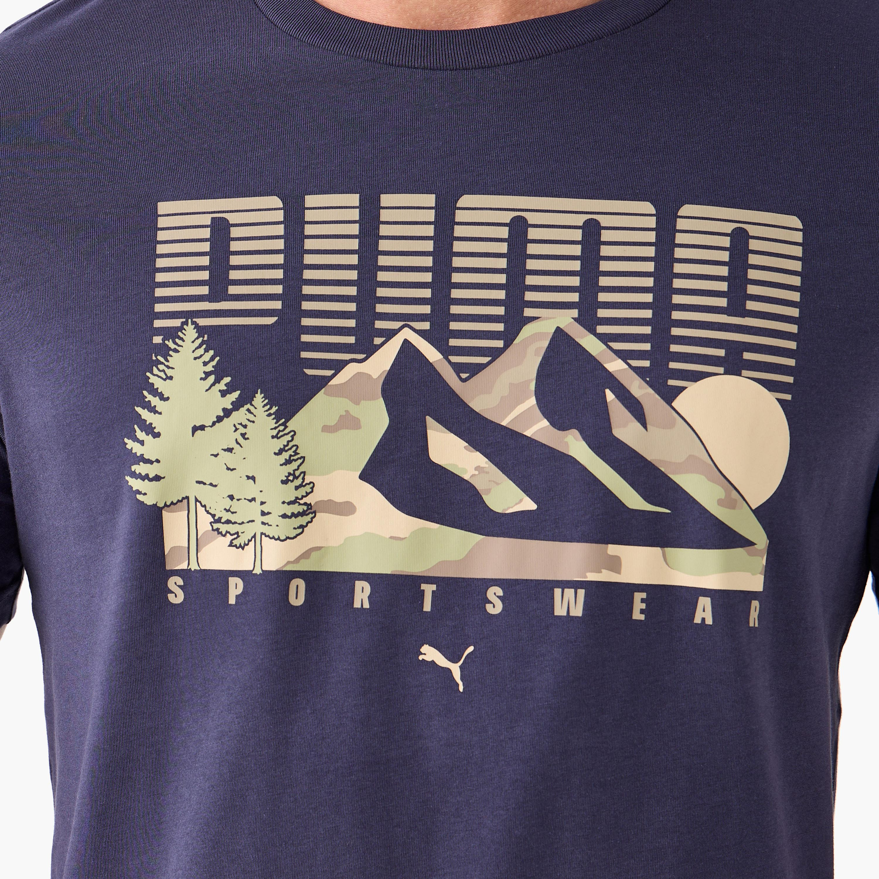 Puma Men's Graphics Mountain Tee 684828 | OE-men-clothing-sportswearandactivewear-tshirtsandpolos-image-5