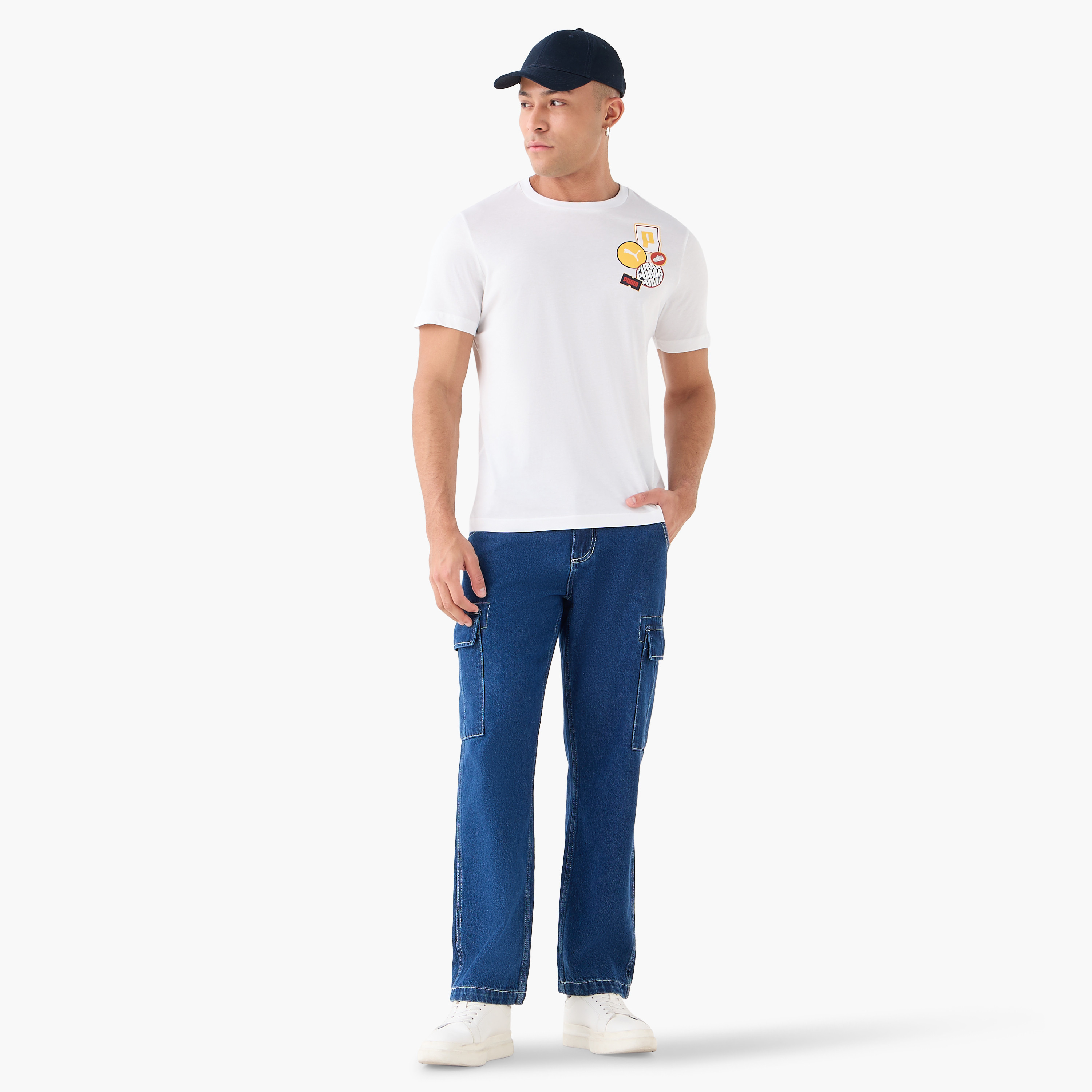 Puma Men's Graphics Icon Tee 684829 | OE-men-clothing-sportswearandactivewear-tshirtsandpolos-image-2