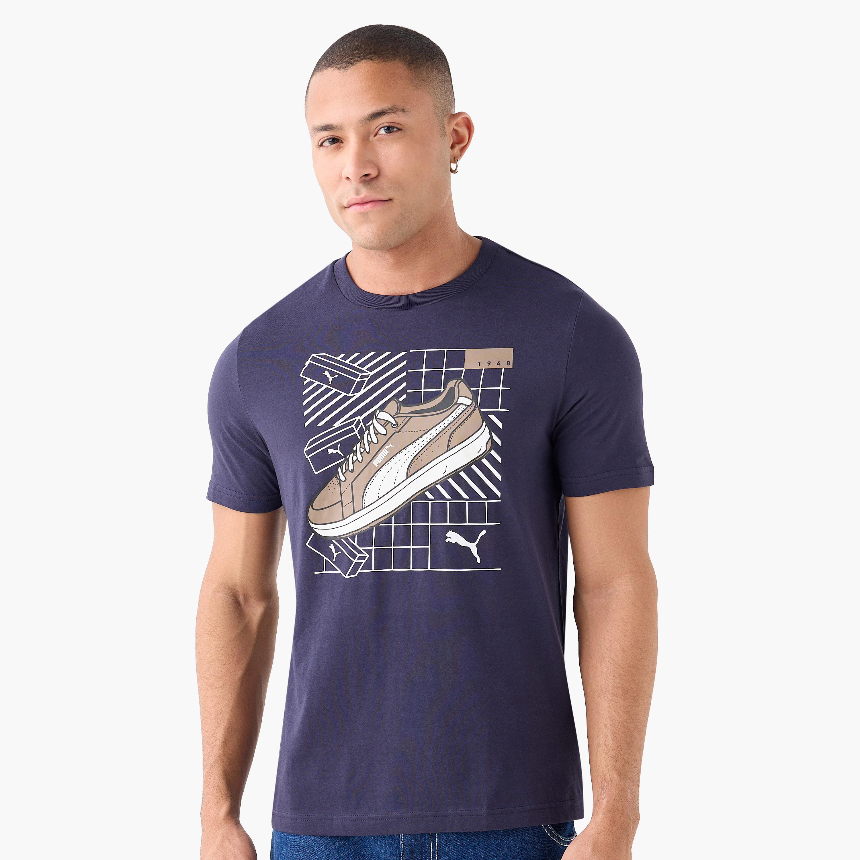 Puma Men's Graphics Sneaker Tee 684830 | OE-men-clothing-sportswearandactivewear-tshirtsandpolos-image-1