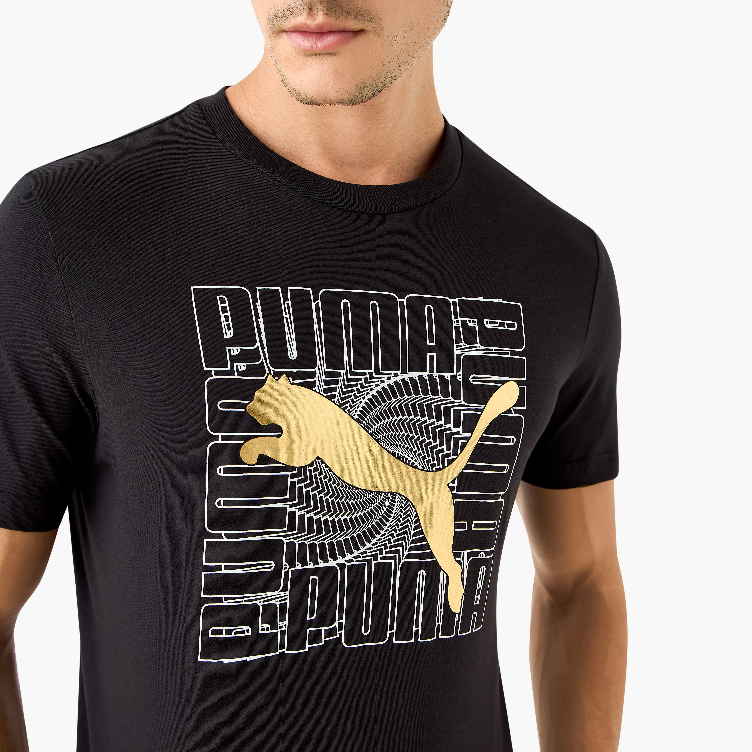 بوما - تيشيرت جرافيكس فويل - للرجال 684835 | OE-men-clothing-sportswearandactivewear-tshirtsandpolos-image-4