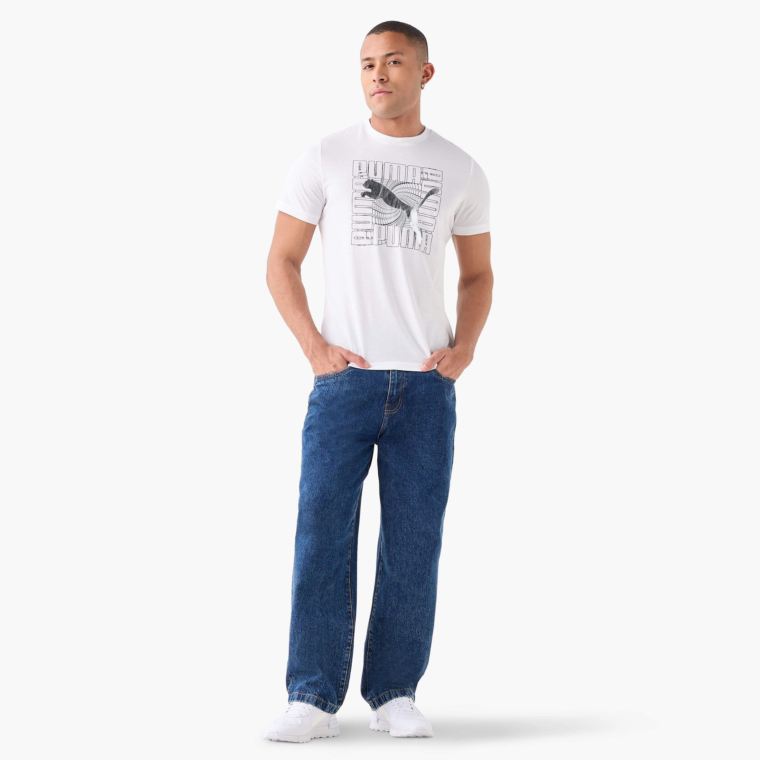 Puma Men's Graphics Foil Tee 684835 | OE-men-clothing-sportswearandactivewear-tshirtsandpolos-image-2