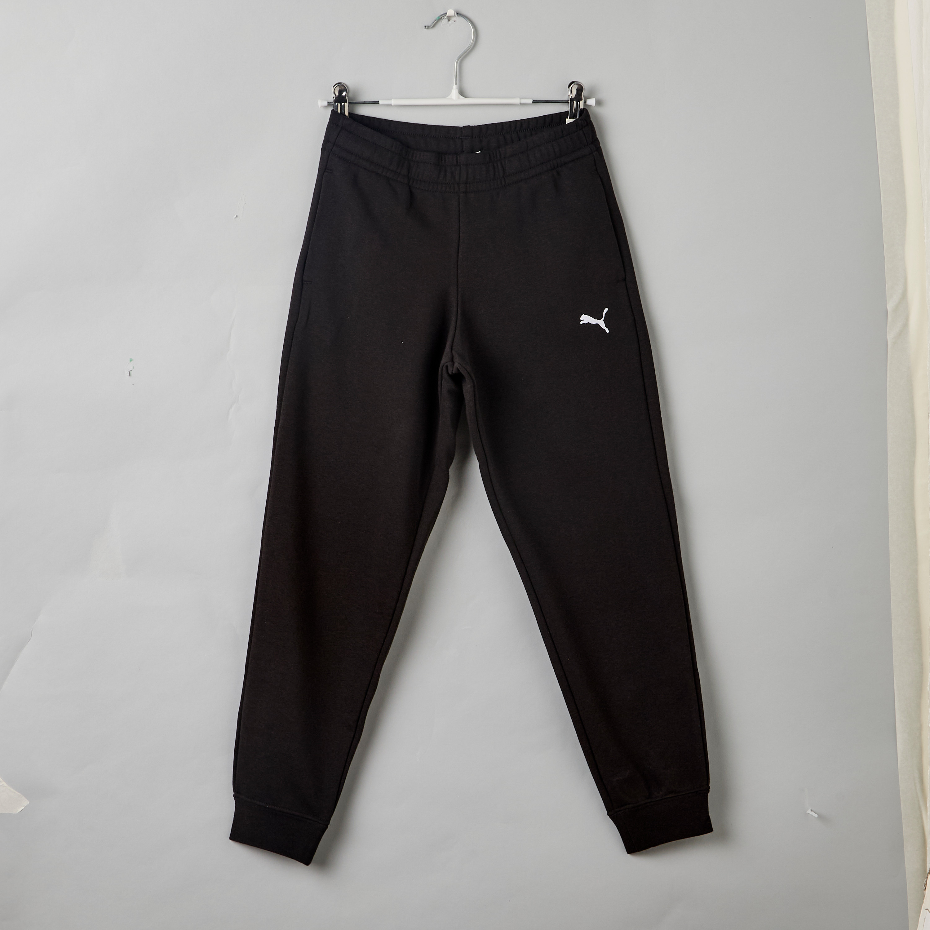 PUMA Round Neck Short Sleeves T-shirt with Logo Print-sports-girls-clothing-tops-image-5