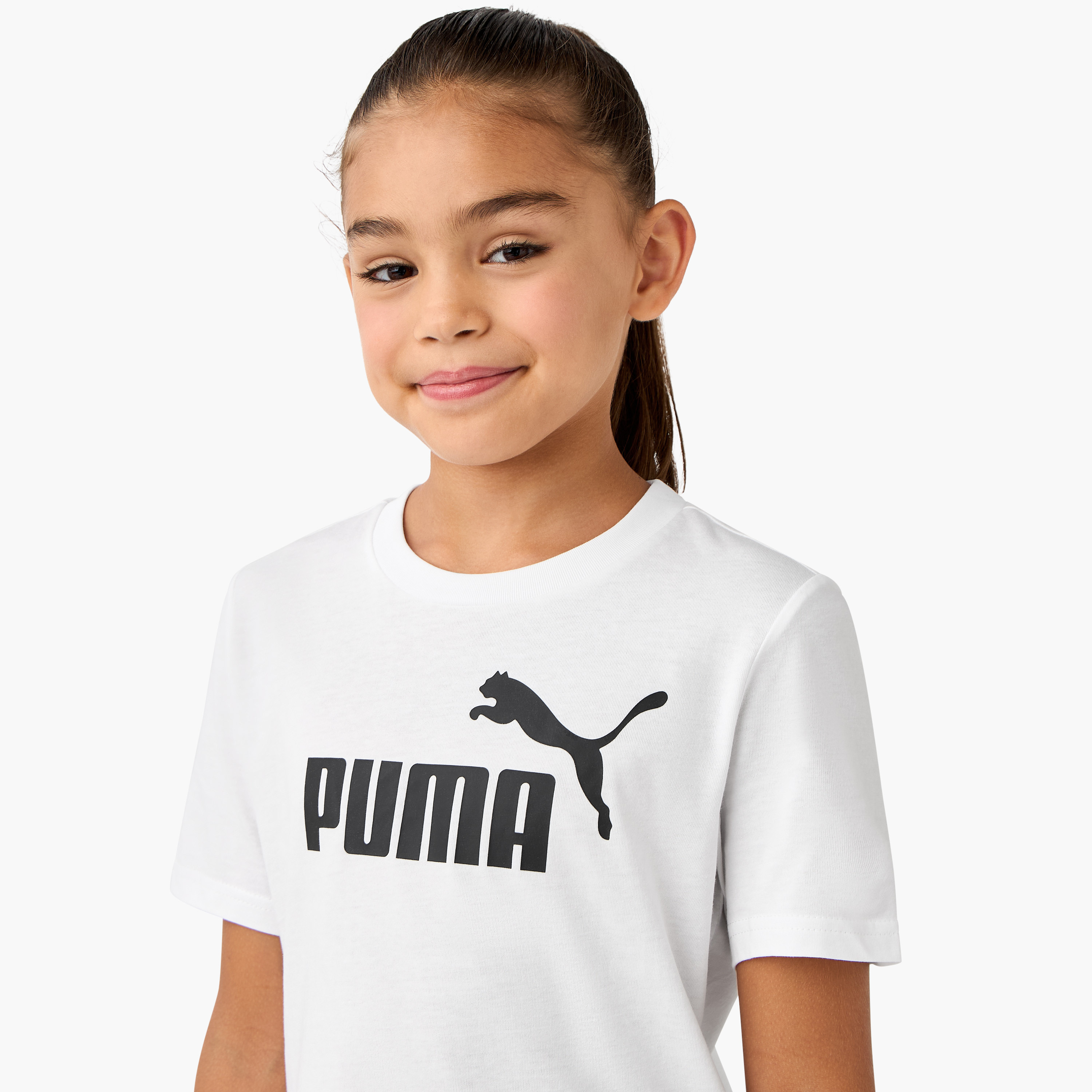 PUMA Logo Print T-shirt-girls-clothing-tshirts-image-4