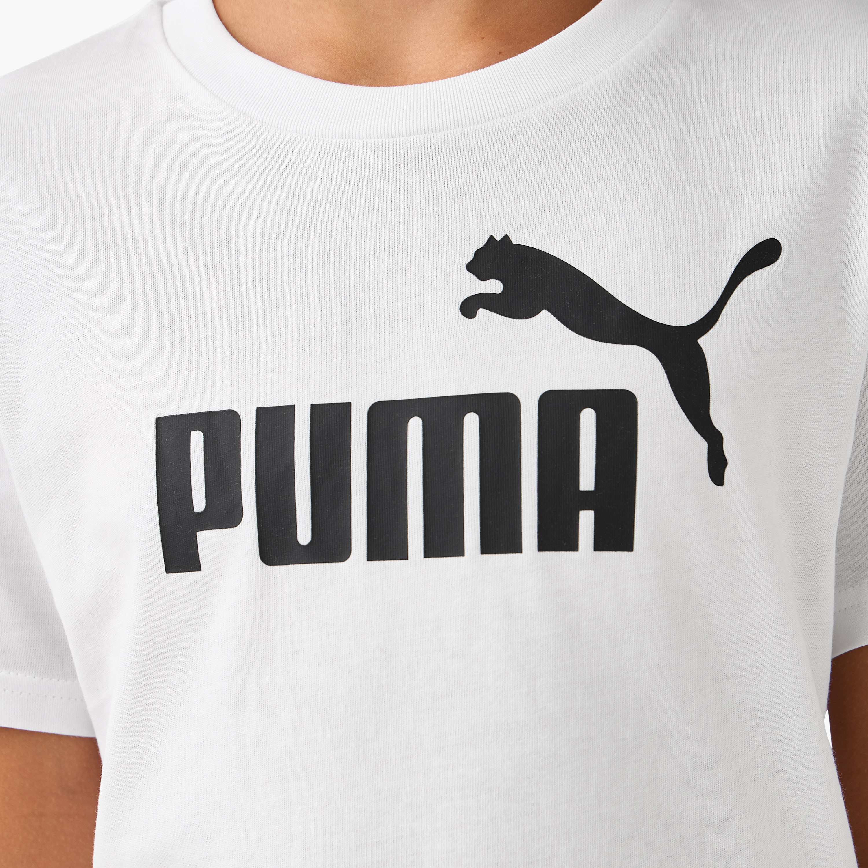 PUMA Logo Print T-shirt-girls-clothing-tshirts-image-5