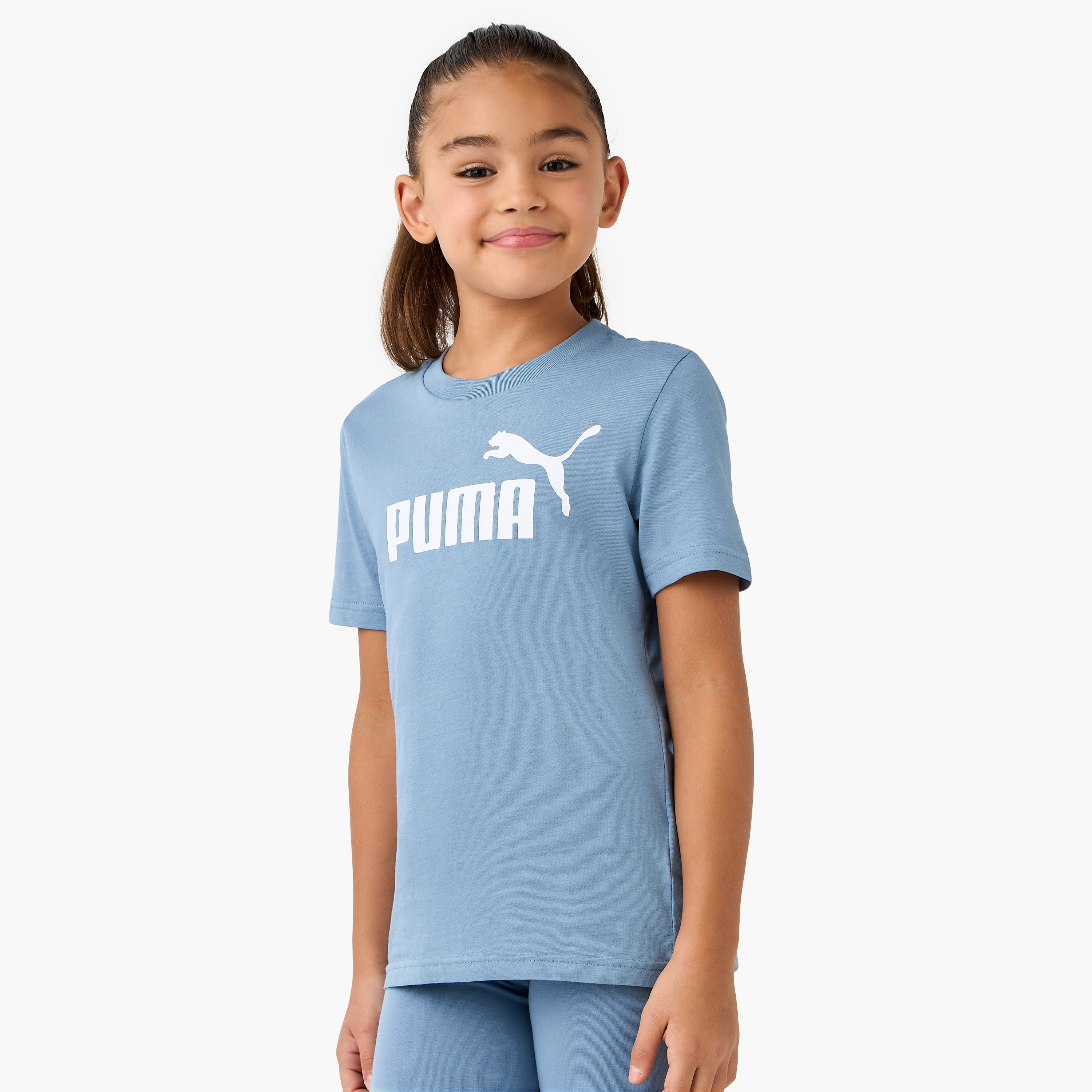 PUMA Logo Print T-shirt-girls-clothing-tshirts-image-1