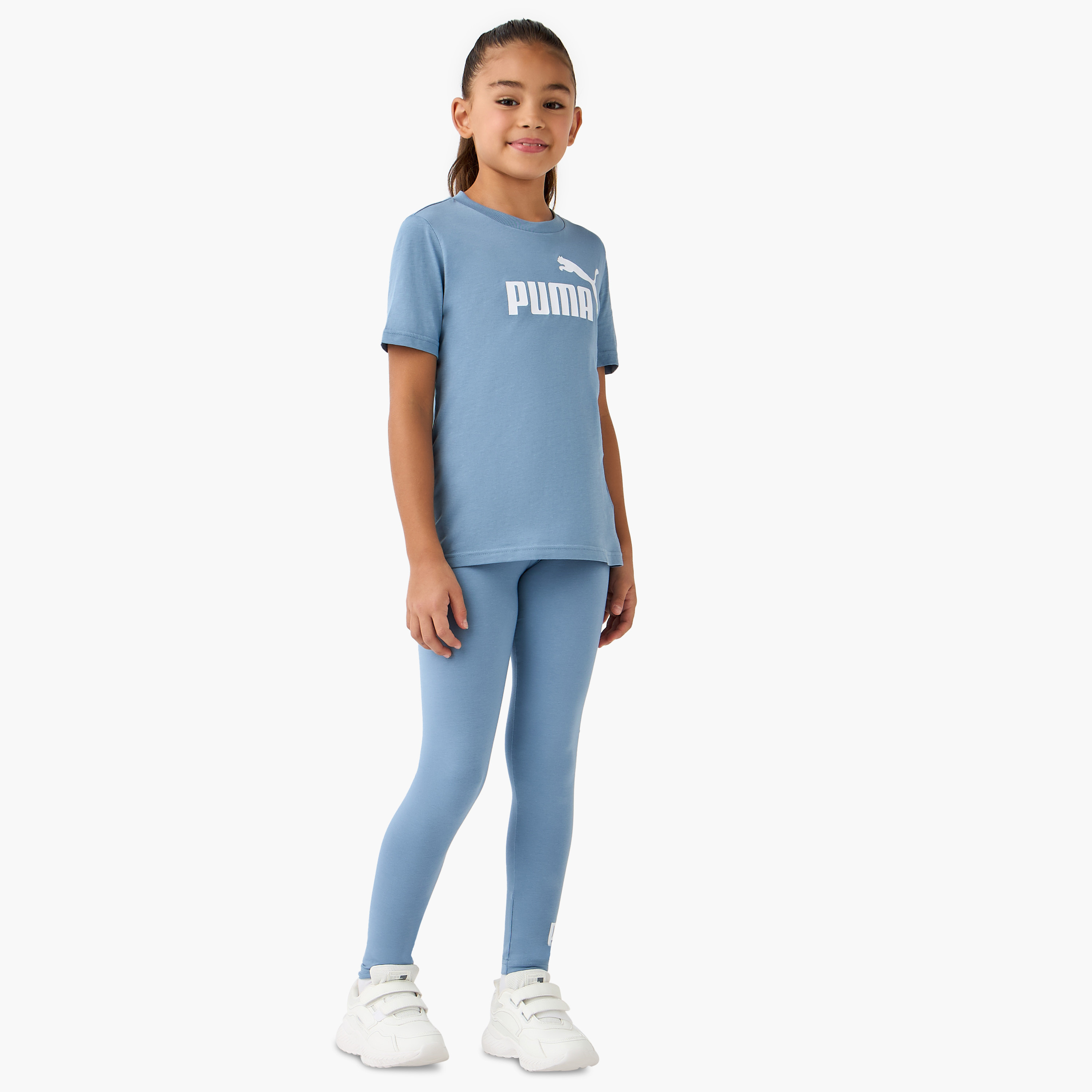 PUMA Logo Print T-shirt-girls-clothing-tshirts-image-2