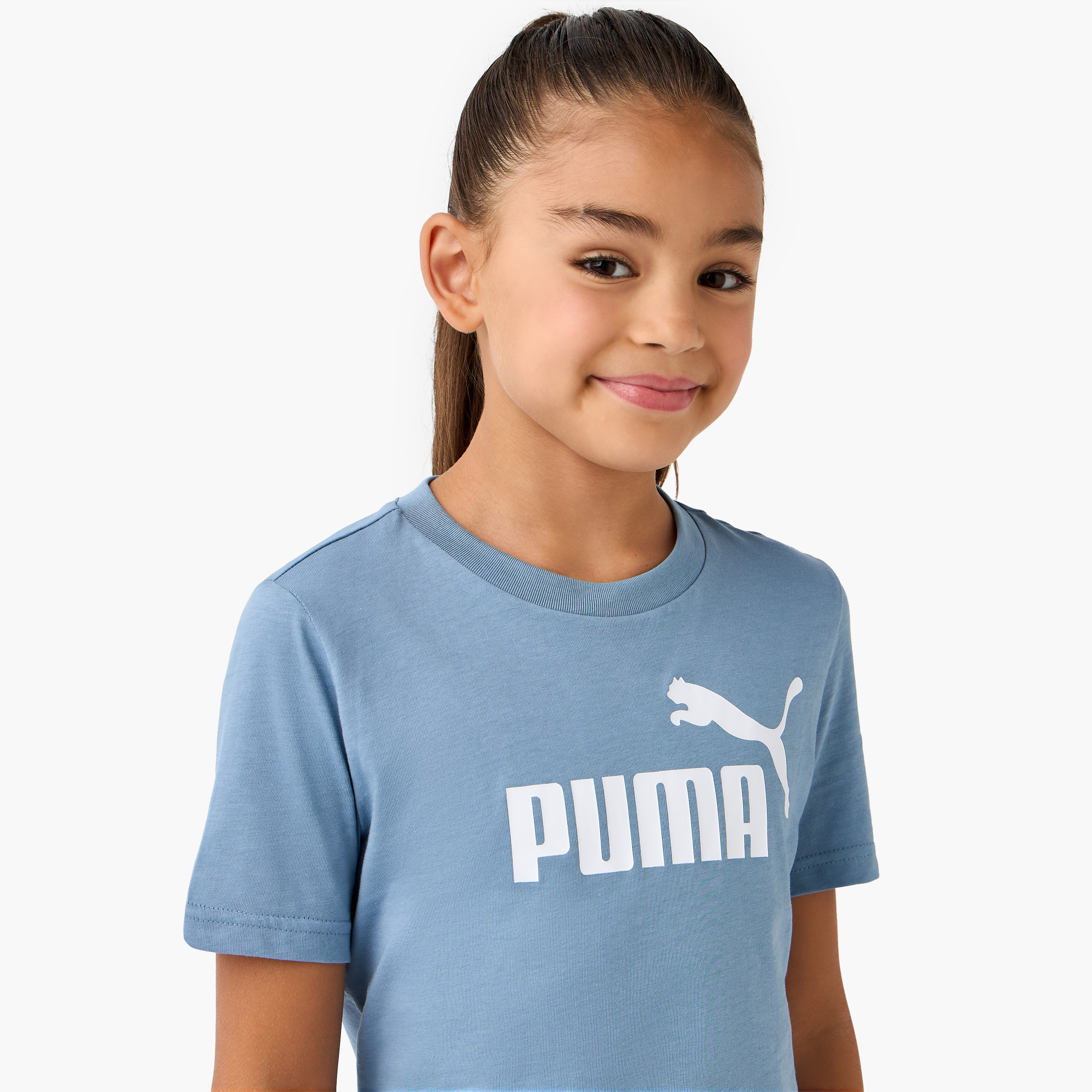 PUMA Logo Print T-shirt-girls-clothing-tshirts-image-4