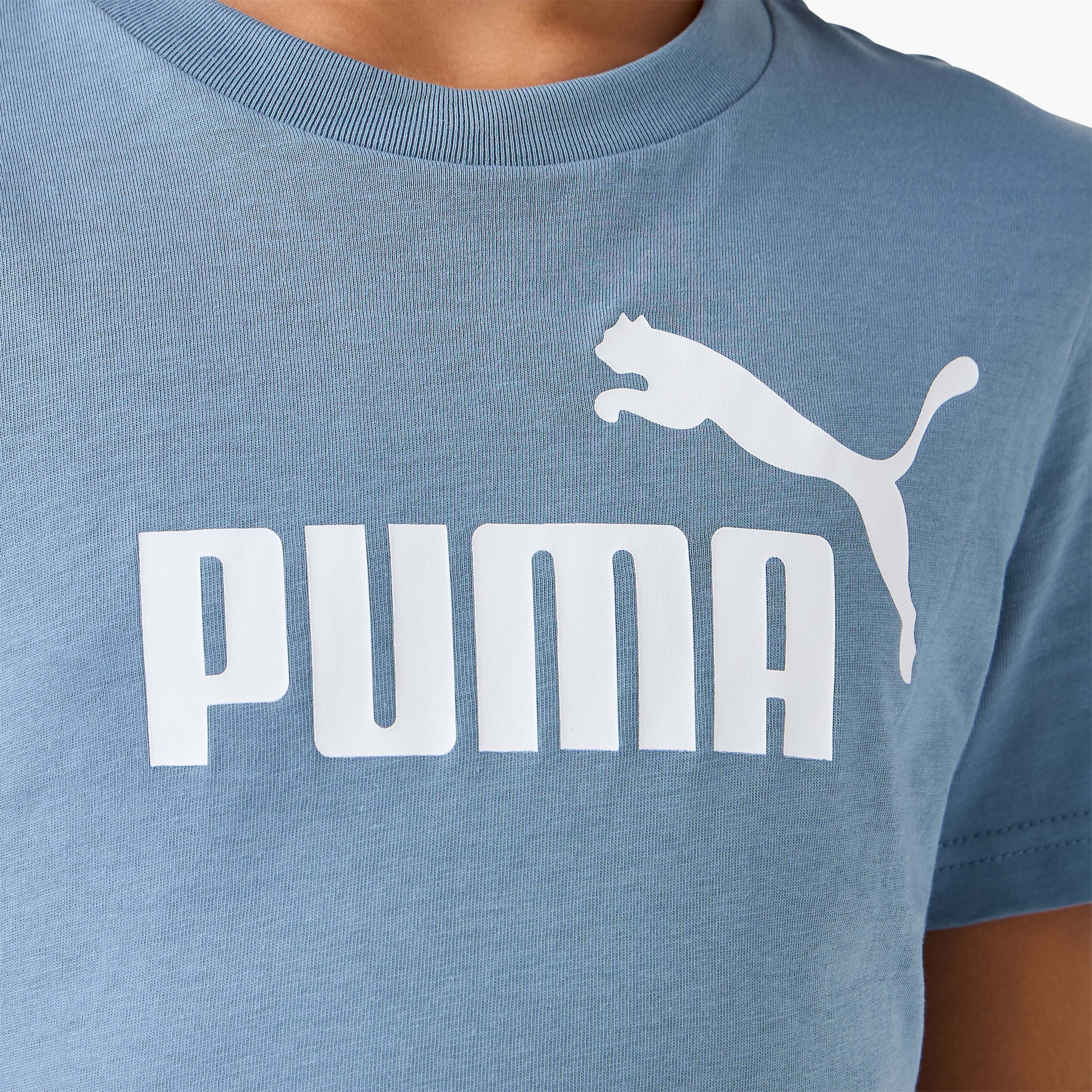 PUMA Logo Print T-shirt-girls-clothing-tshirts-image-5