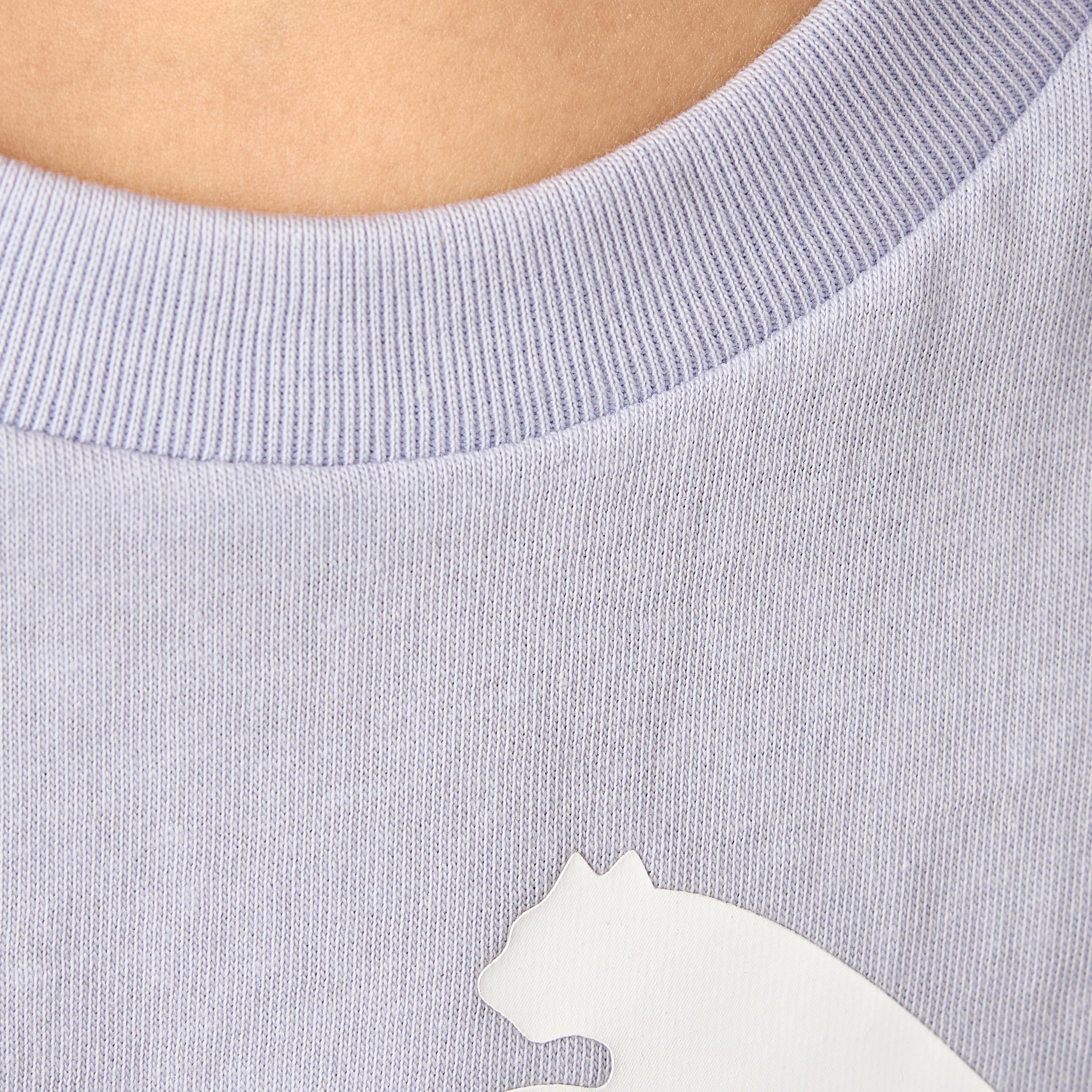 PUMA Logo Print T-shirt with Short Sleeves-girls-clothing-tshirts-image-5