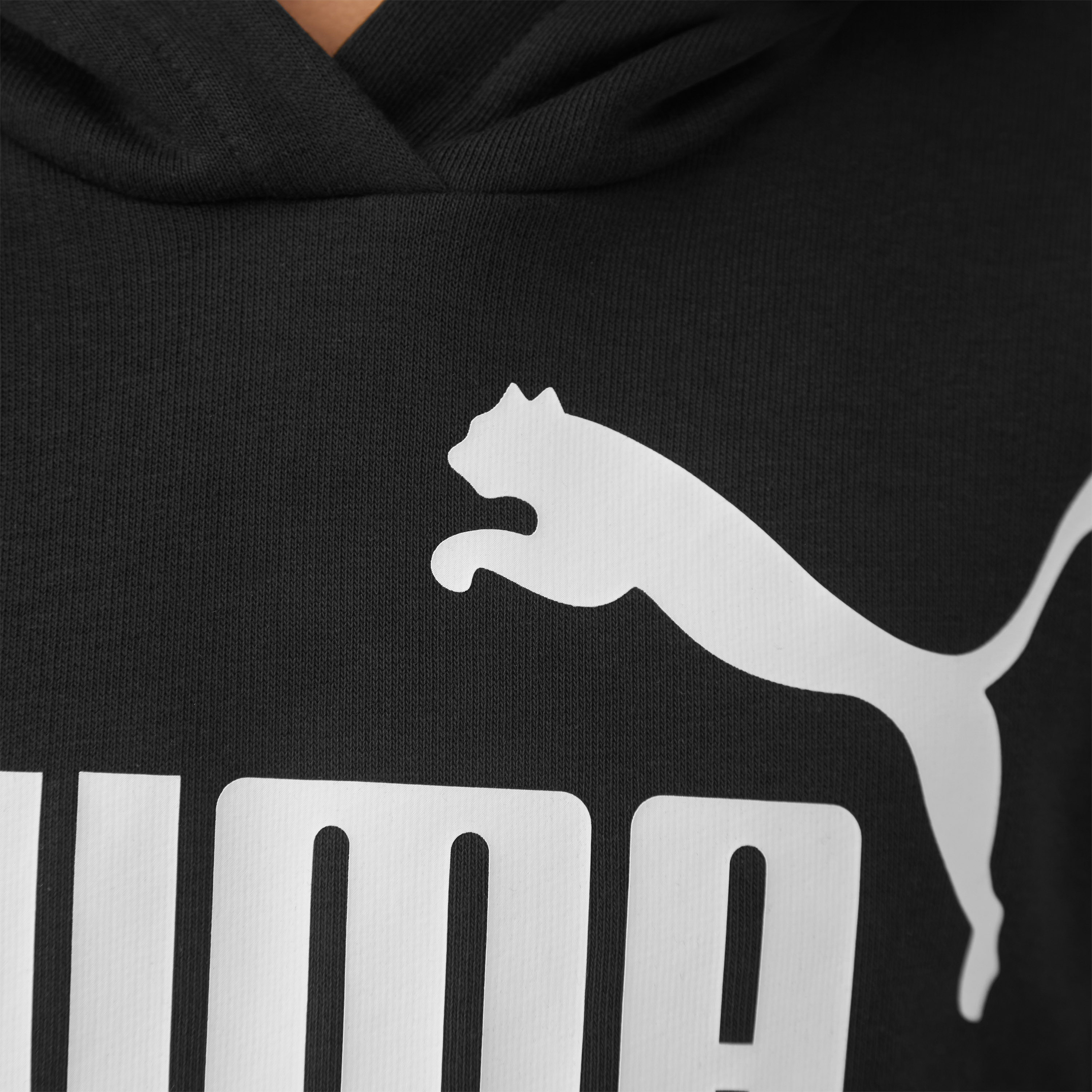 سويت شيرت قطن بأكمام طويلة وقبعة وجيوب كانجارو للبنات من بوما-girls-clothing-sweatshirts-image-5