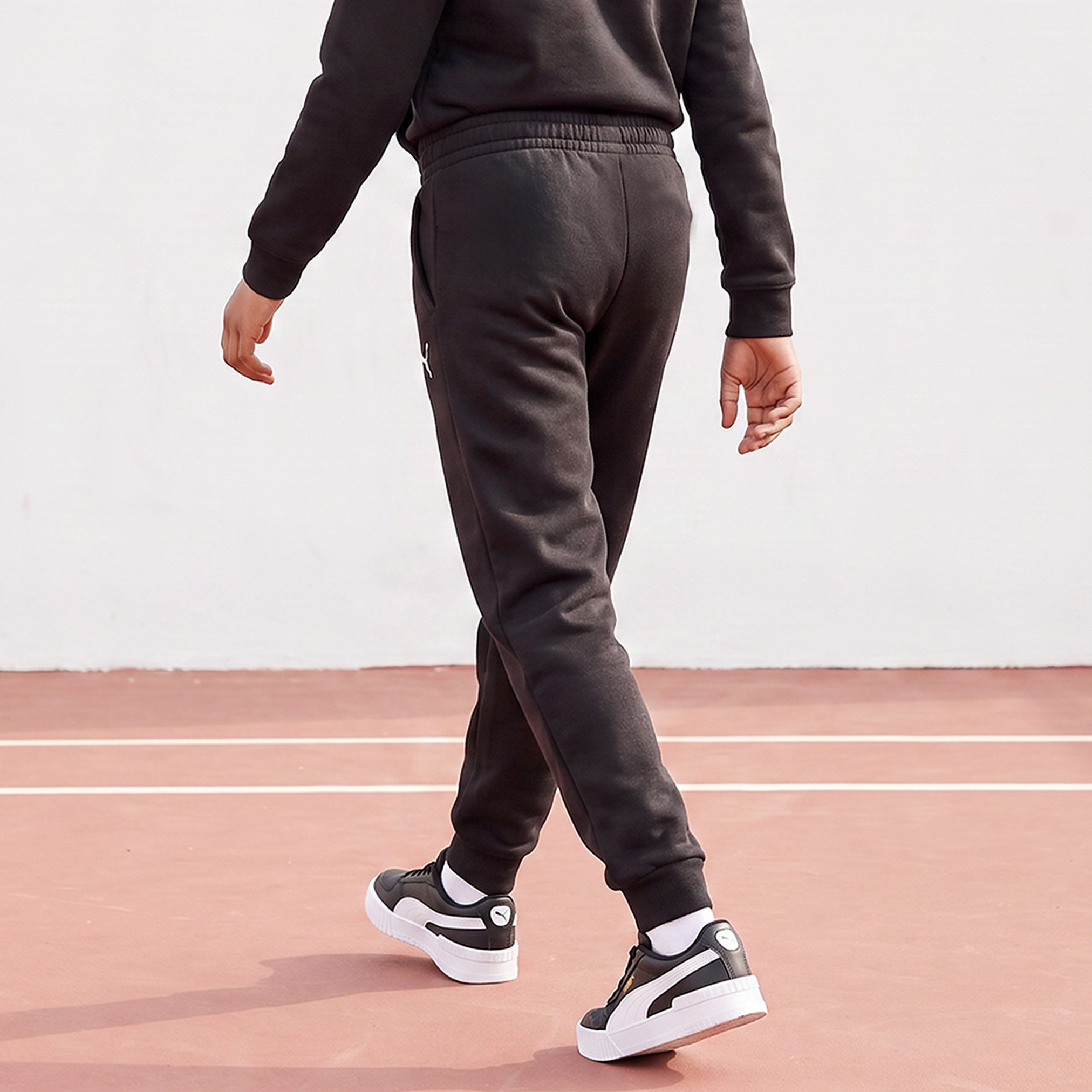PUMA Girls Drawstring Waist Joggers-sports-girls-clothing-bottoms-joggersandtrackpants-image-3