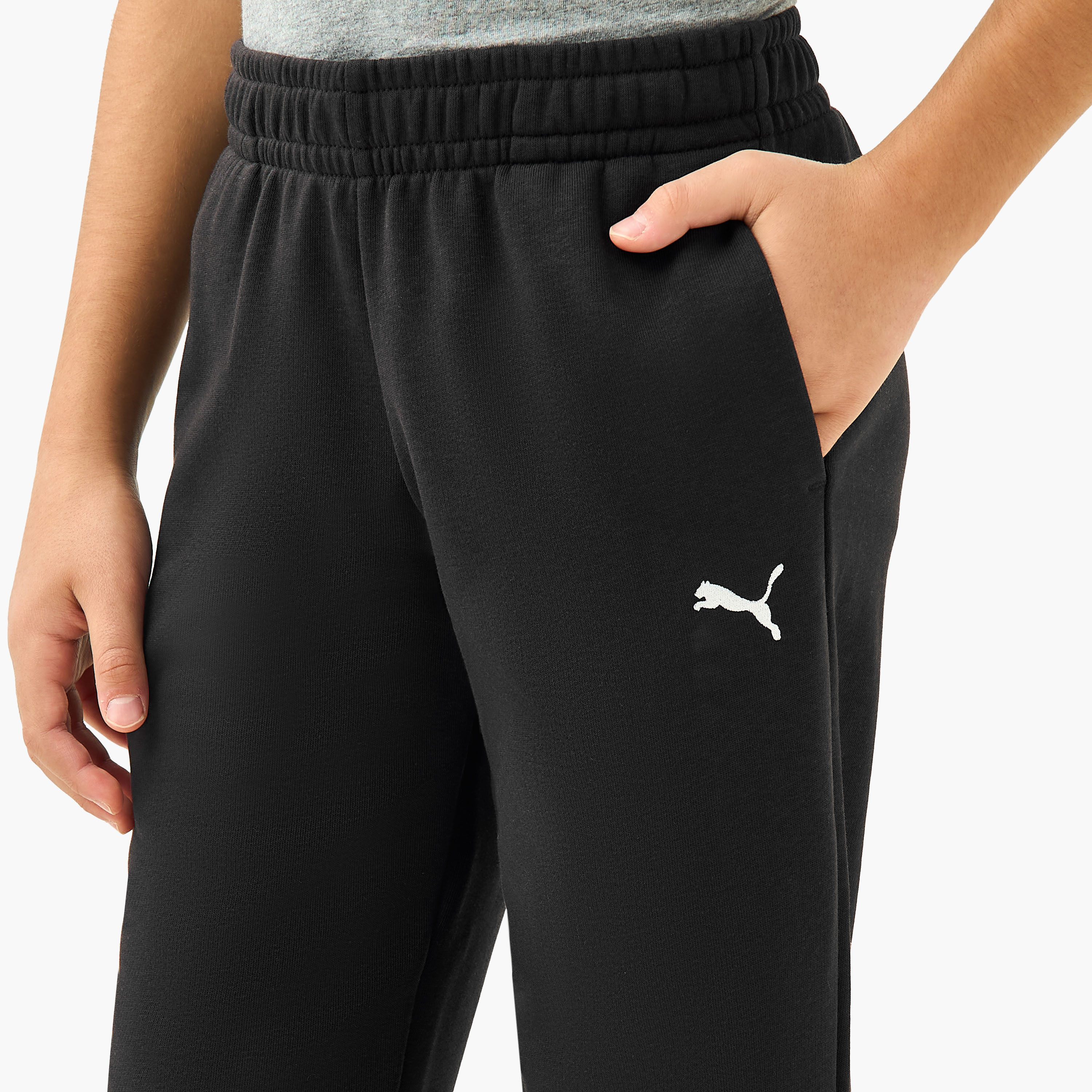 بنطلون رياضي بجيوب وطبعات شعار من بوما-girls-clothing-bottoms-joggersandtrackpants-image-1