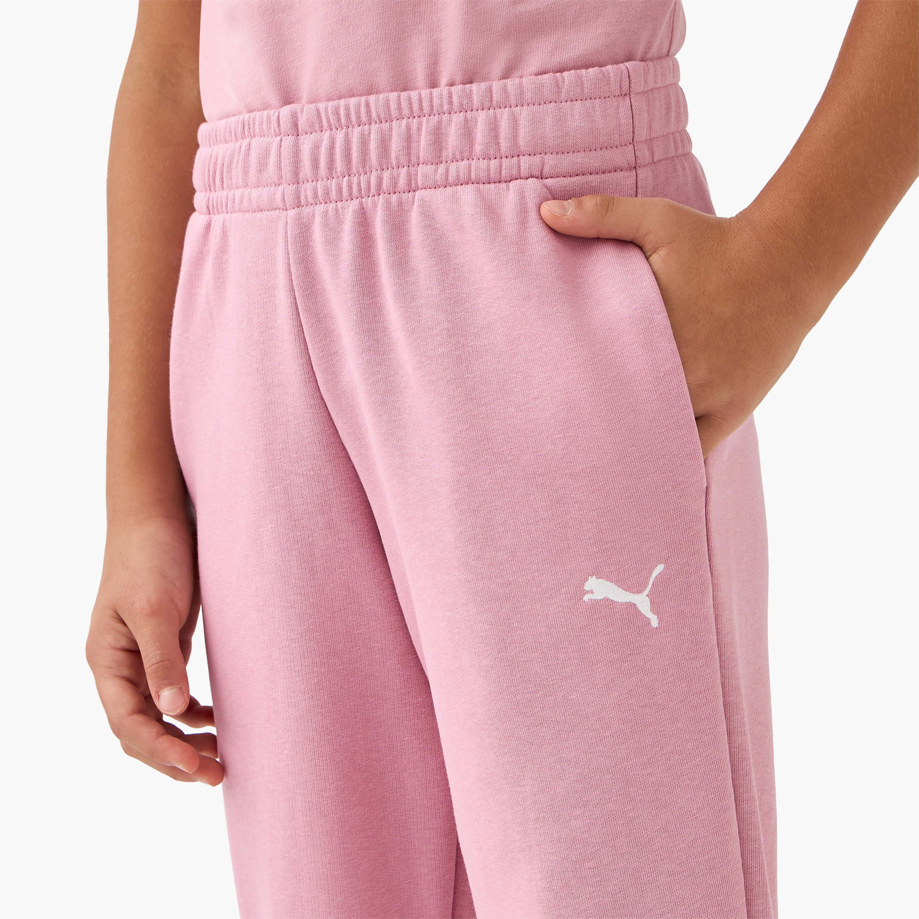 PUMA Logo Print Joggers with Pockets-girls-clothing-bottoms-joggersandtrackpants-image-4