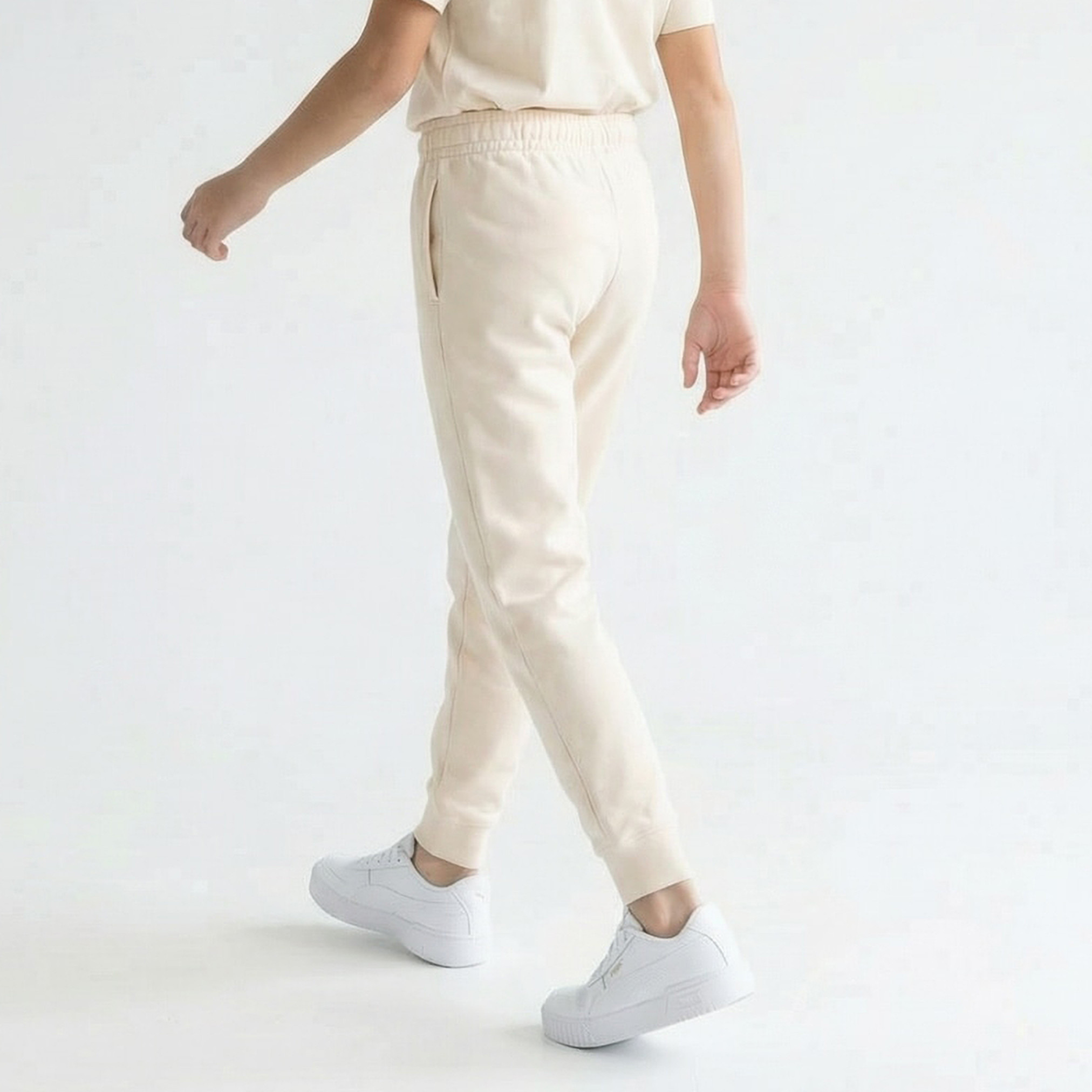PUMA Elasticated Waist Joggers with Pockets-girls-clothing-bottoms-joggersandtrackpants-image-3