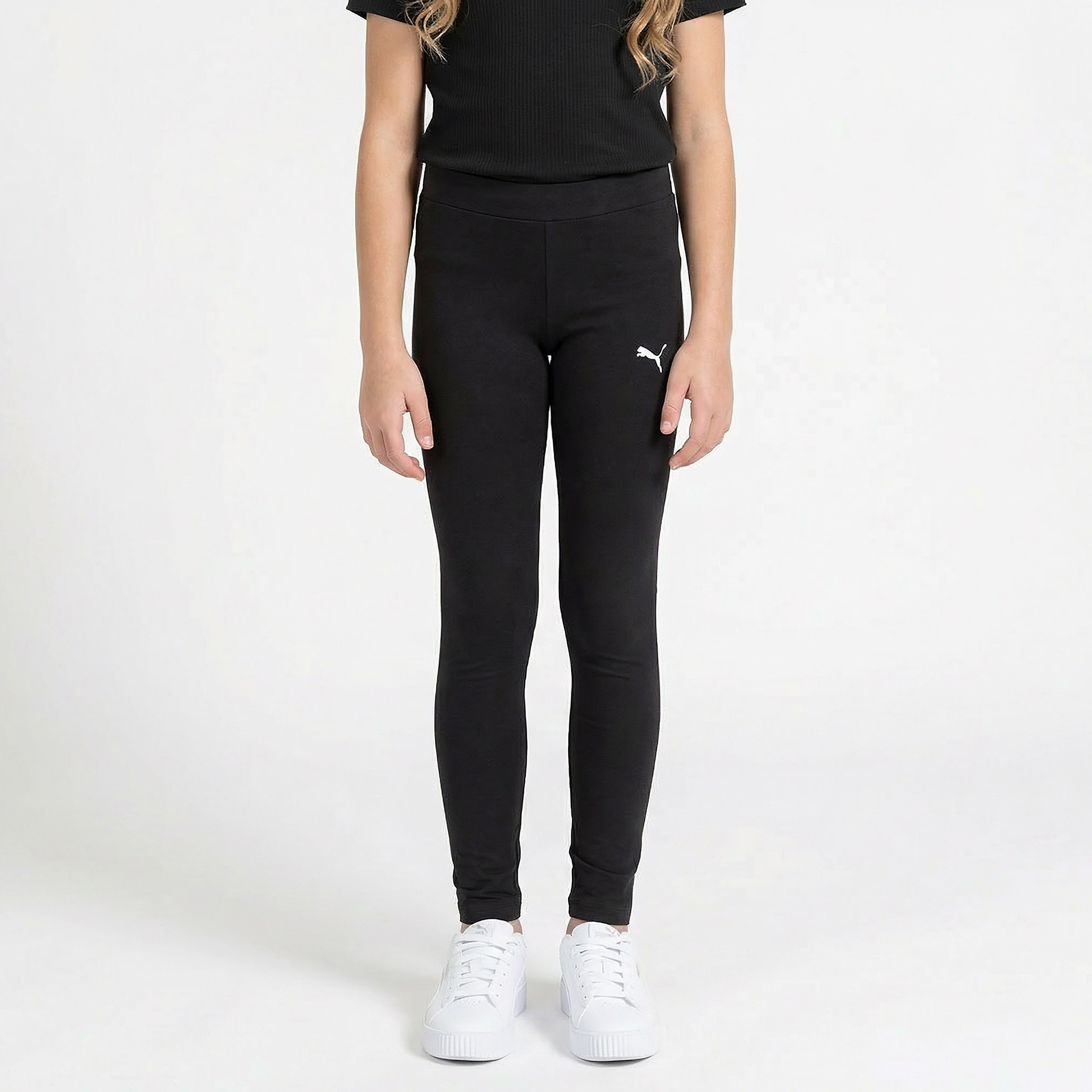 Puma Leggings with Logo Print-girls-clothing-sportswear-bottoms-leggings-image-1