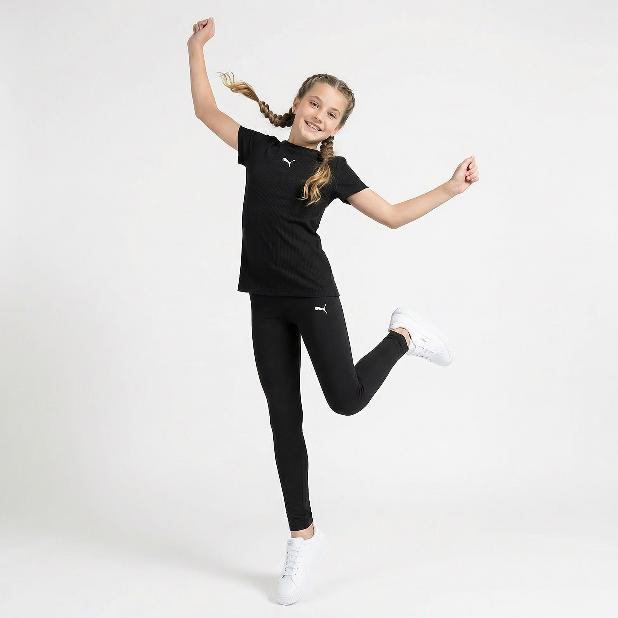 Puma Leggings with Logo Print-girls-clothing-sportswear-bottoms-leggings-image-5
