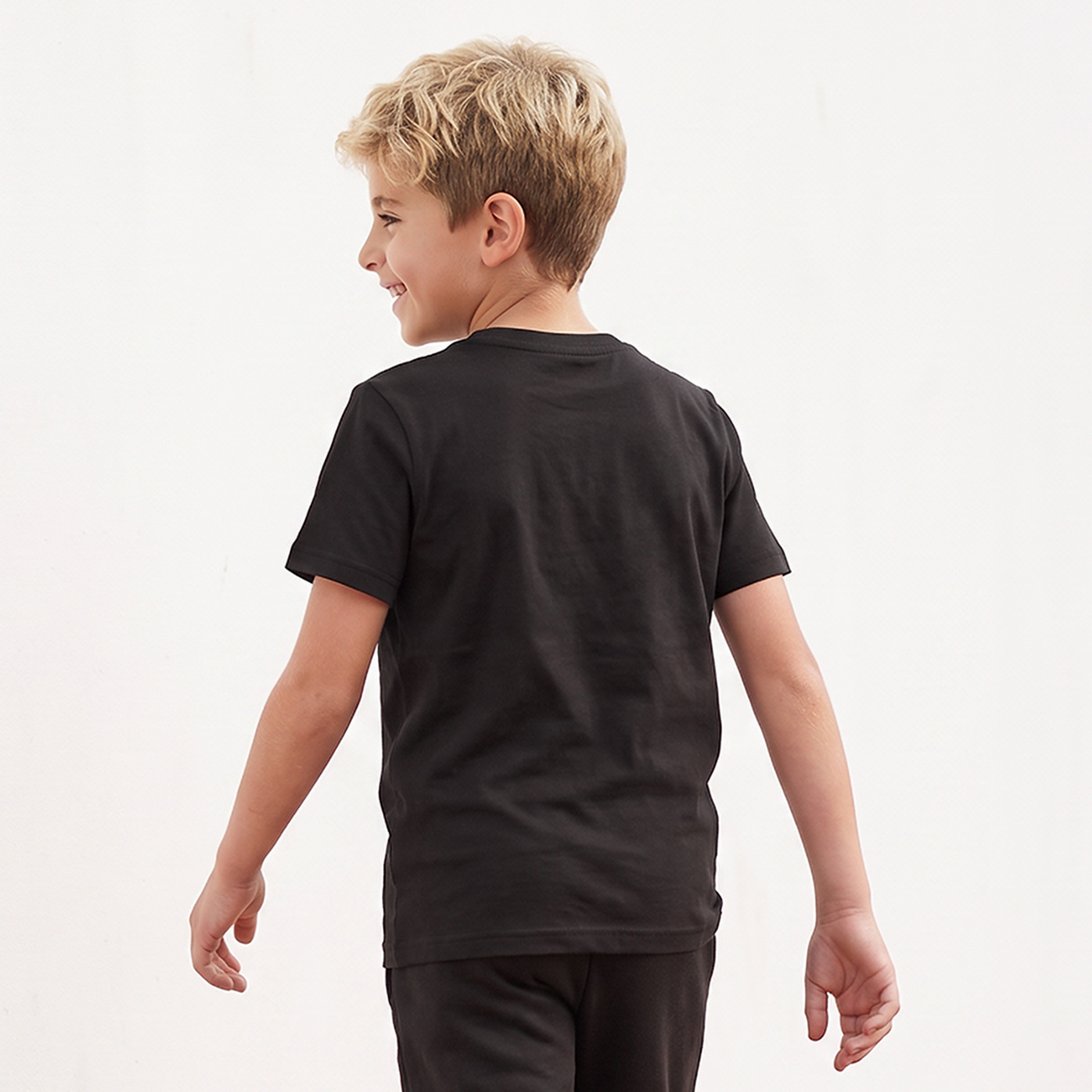 PUMA Crew Neck Short Sleeves T-Shirt with Logo Print-boys-clothing-tshirtsandpolos-image-3