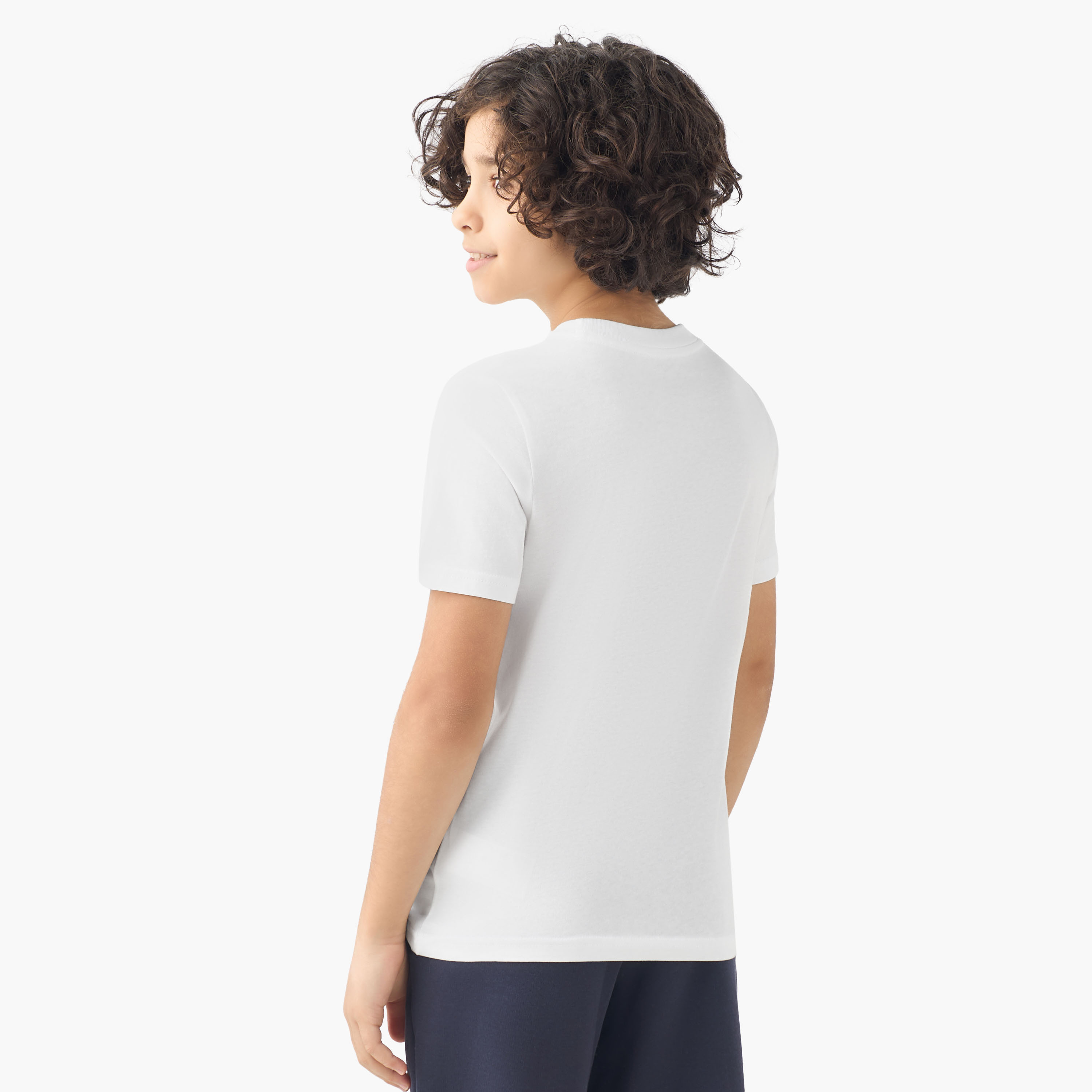 PUMA Crew Neck Short Sleeves T-shirt with Logo Print-boys-clothing-sportswear-tops-image-3