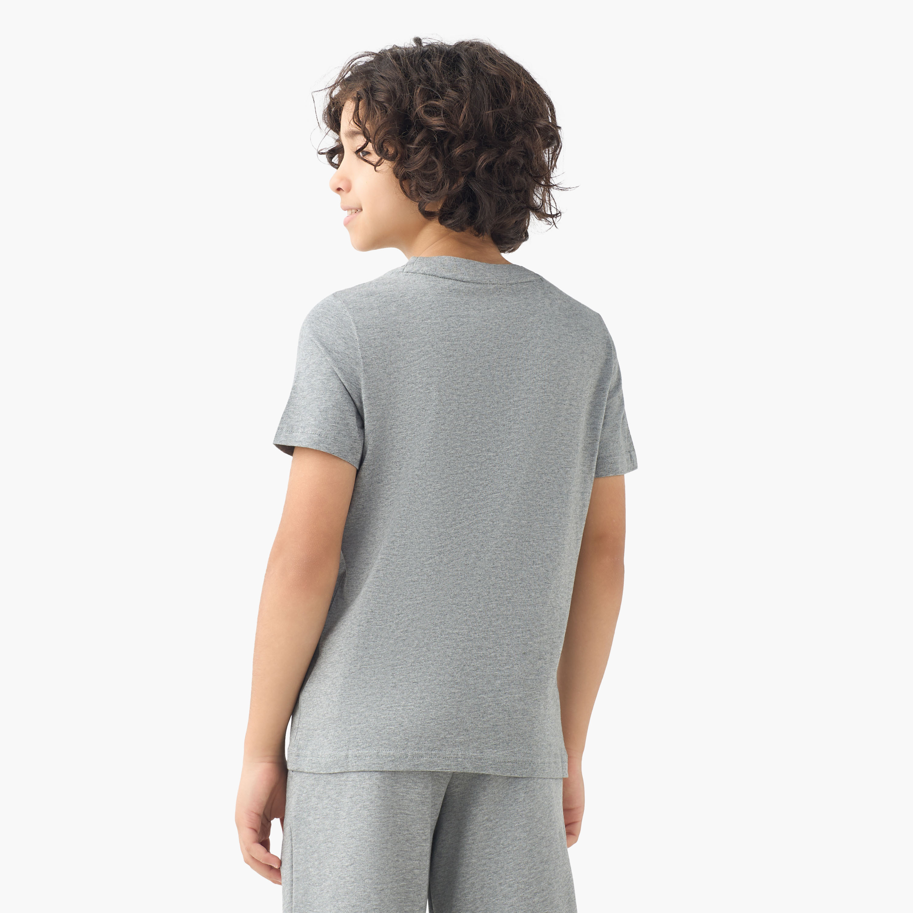 PUMA Crew Neck Short Sleeves T-shirt with Logo Print-boys-clothing-sportswear-tops-image-3